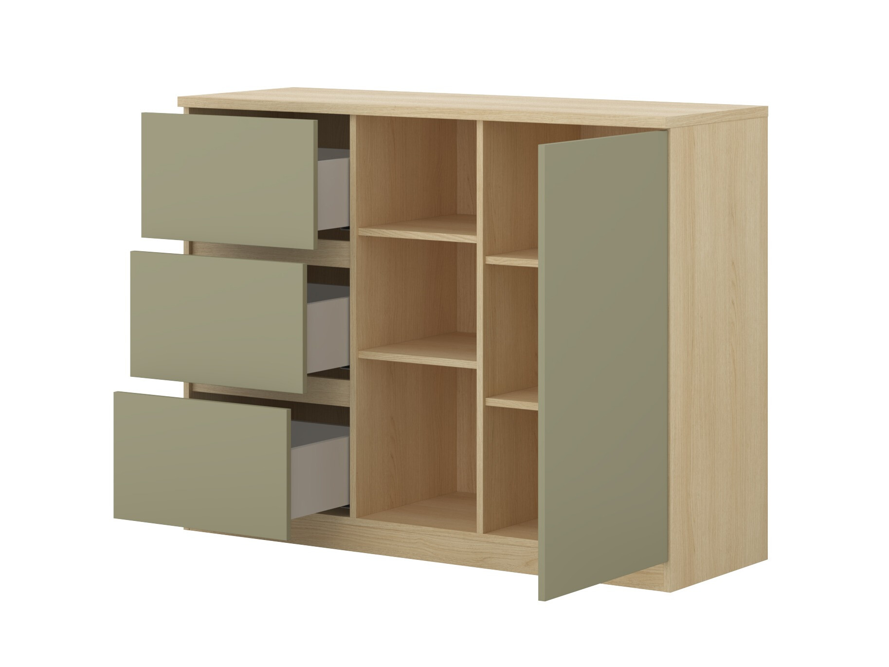 Furniture set Nolcala 123 (Oak + Eucalyptus)