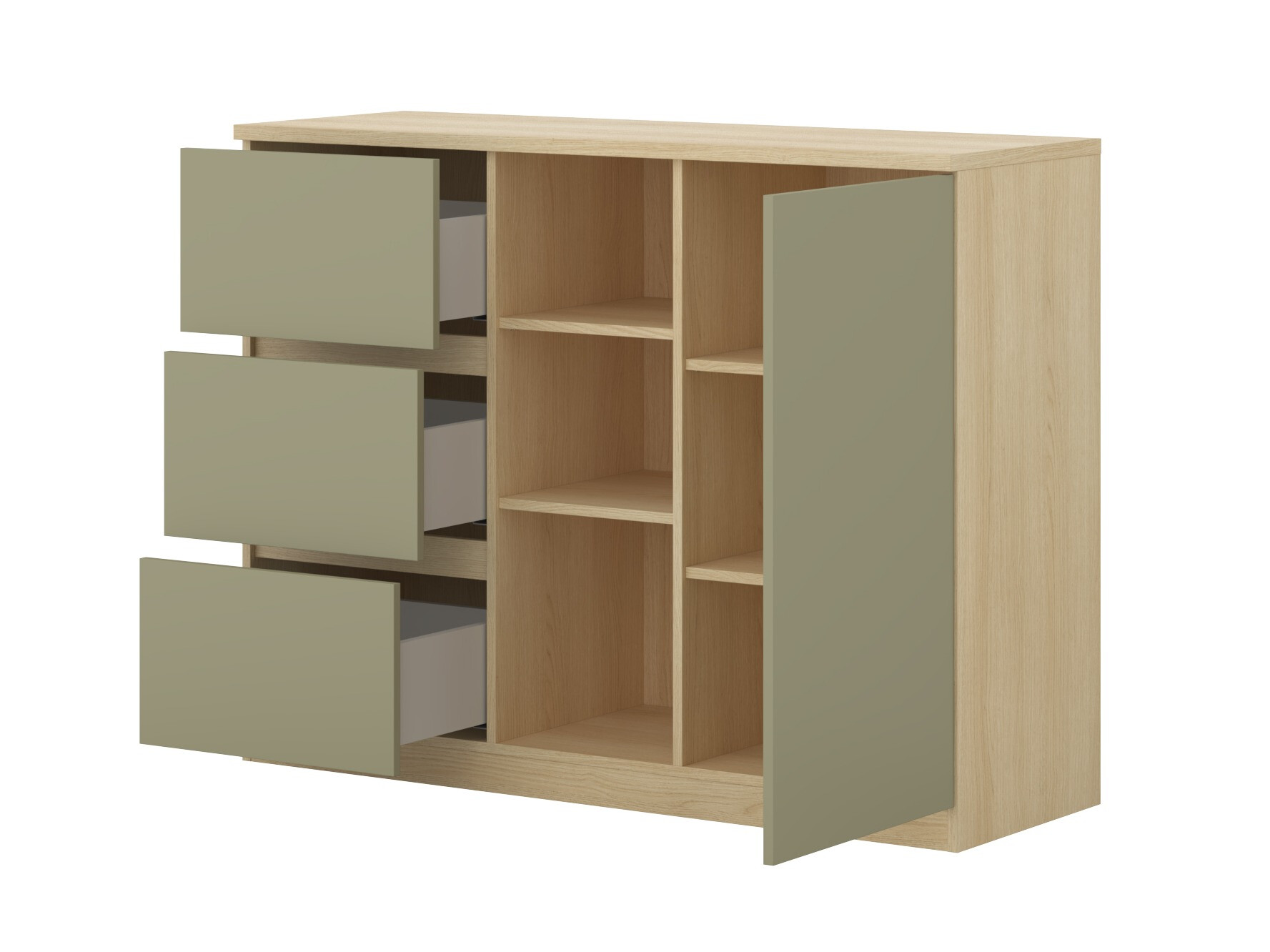 Furniture set Nolcala 123 (Oak + Eucalyptus)