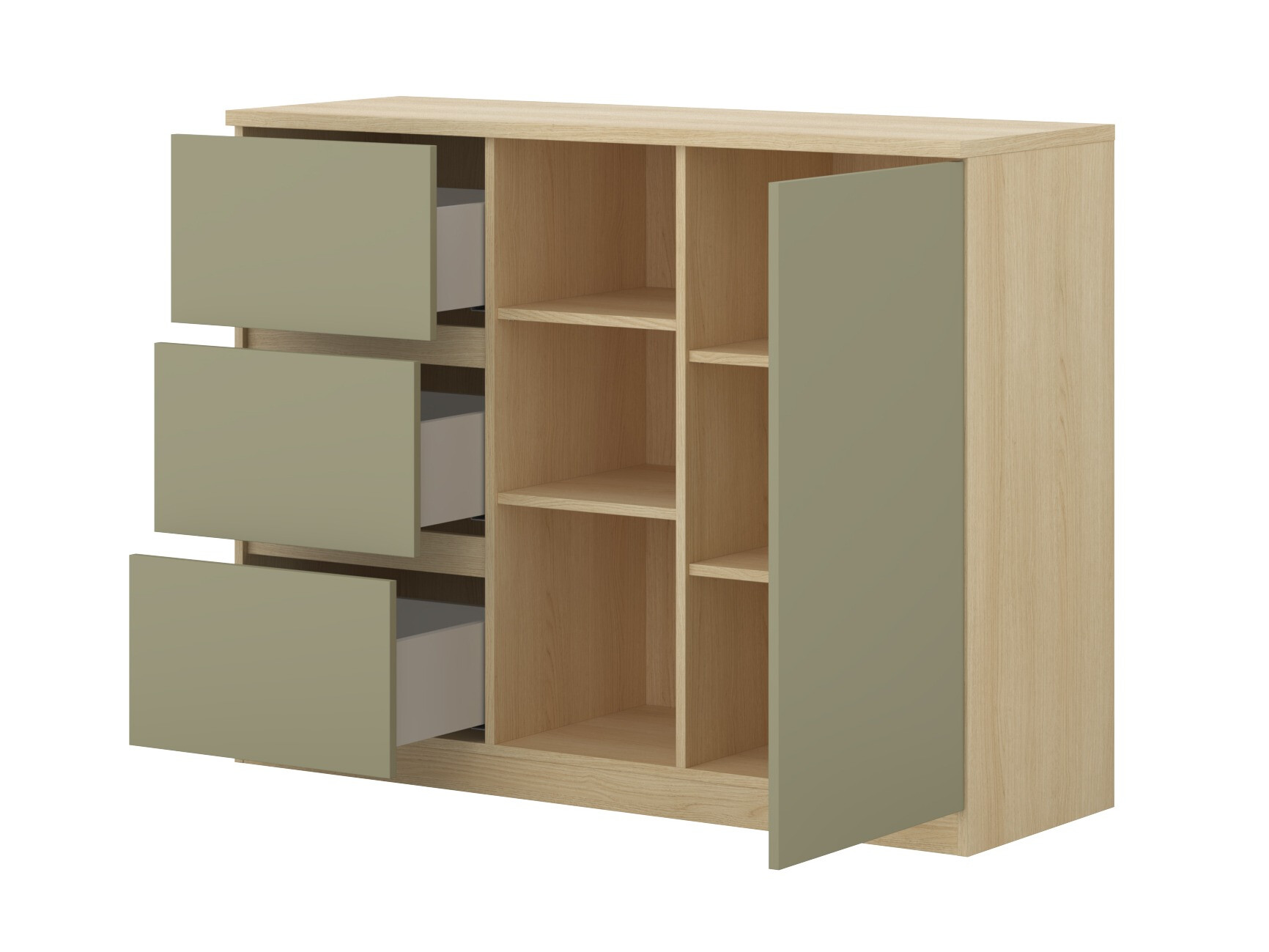 Furniture set Nolcala 123 (Oak + Eucalyptus)