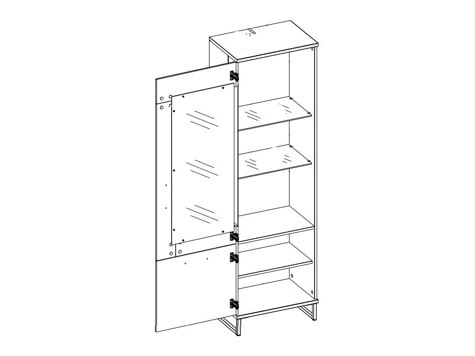 Bookcase Nucala 105