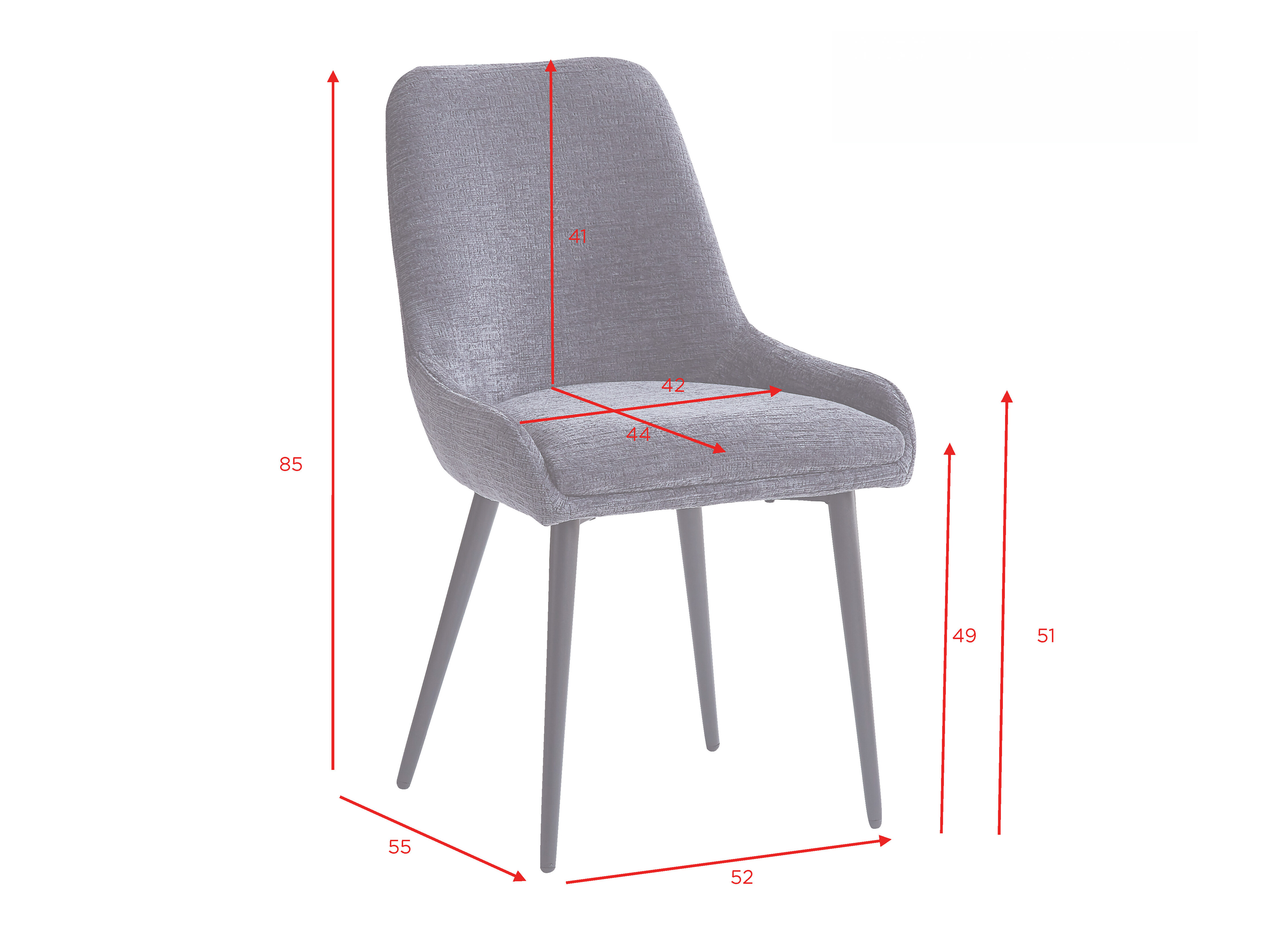 Chair Anaheim 131 (Graphite)
