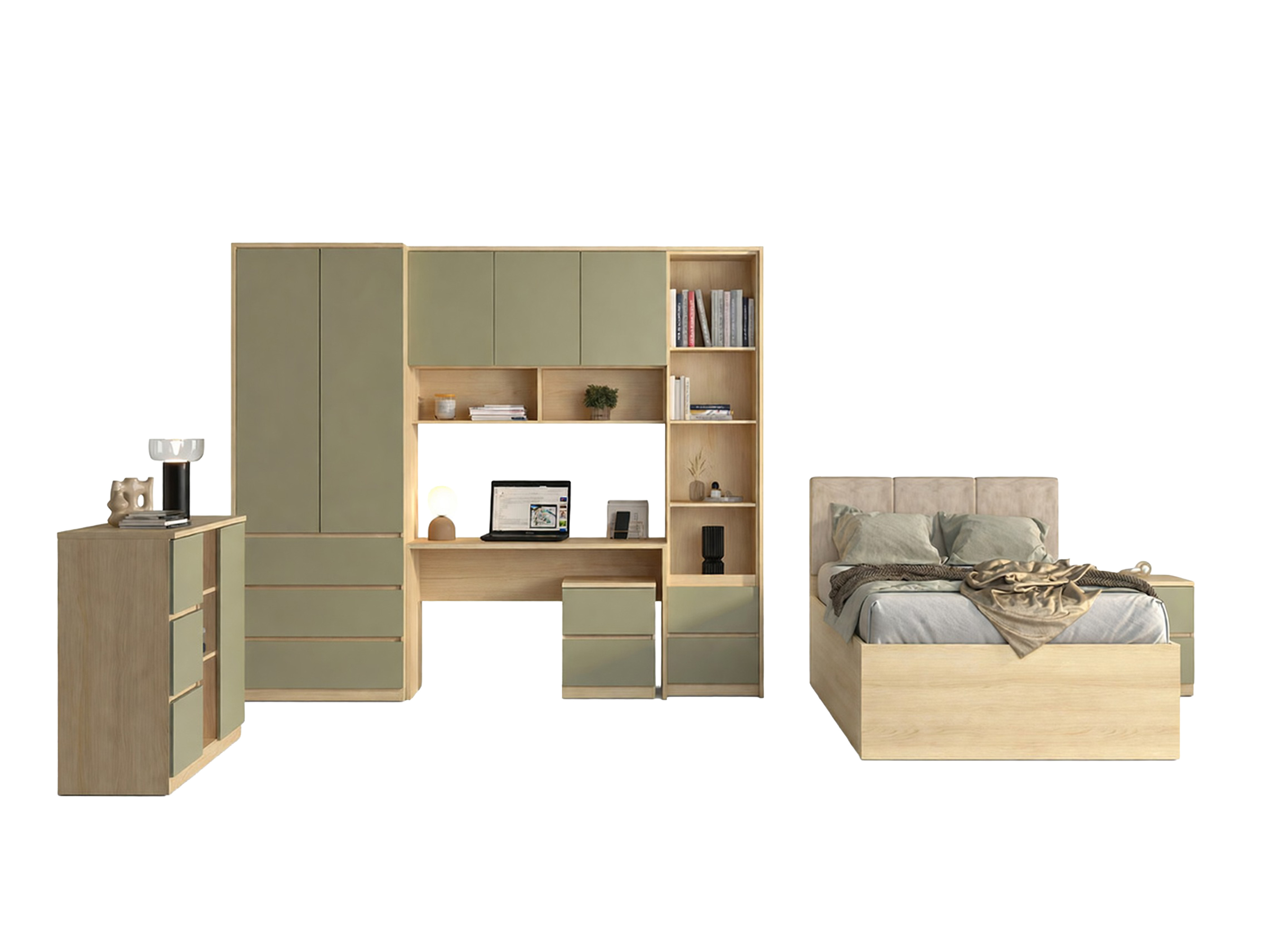 Furniture set Nolcala 123 (Oak + Eucalyptus)