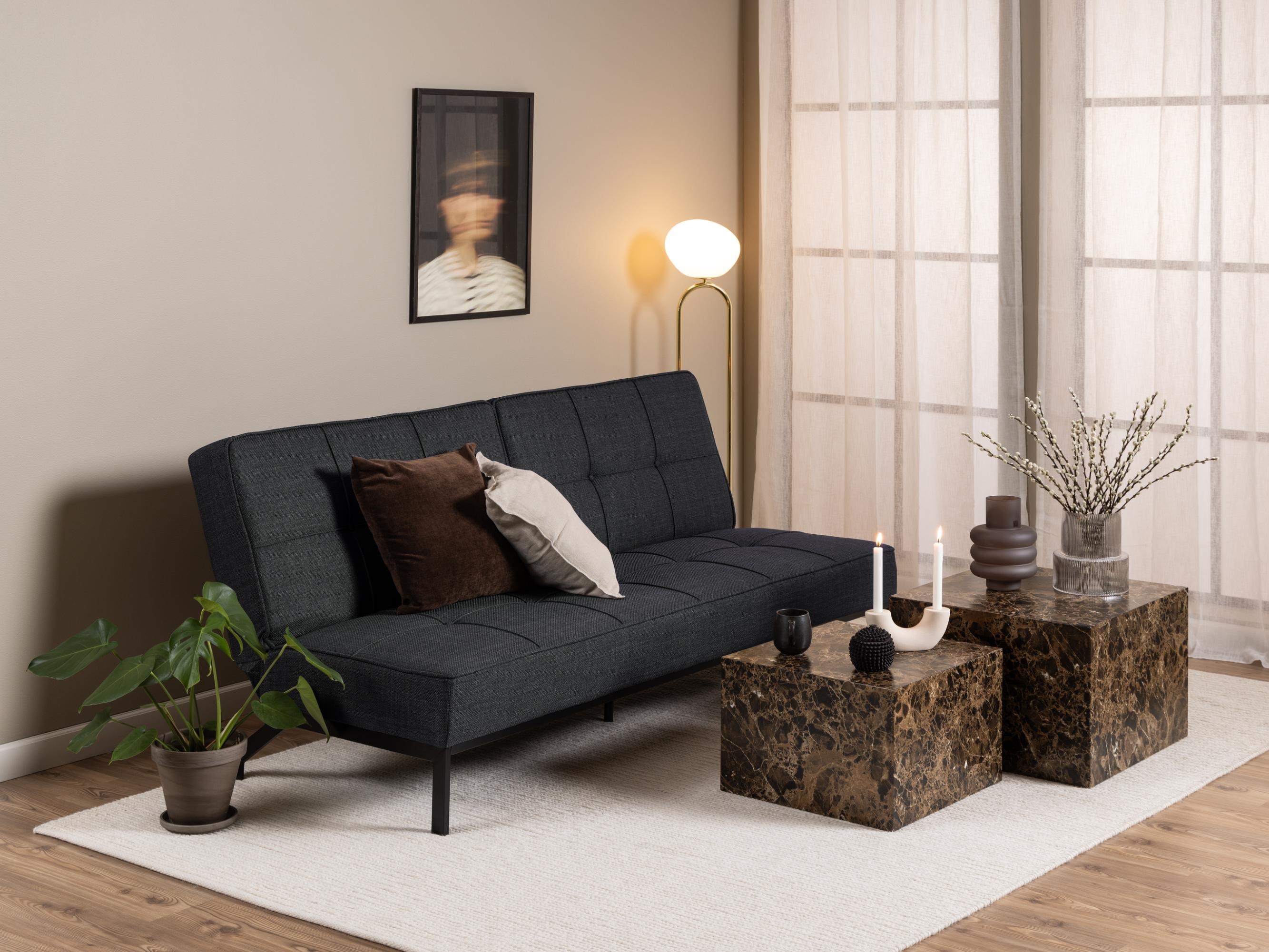 Sofa bed Norsica 243 (Dark grey)