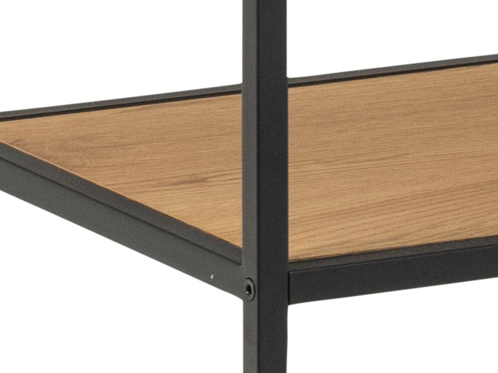 Bookcase Norsica Sevferi 153 (Black + Wild oak)