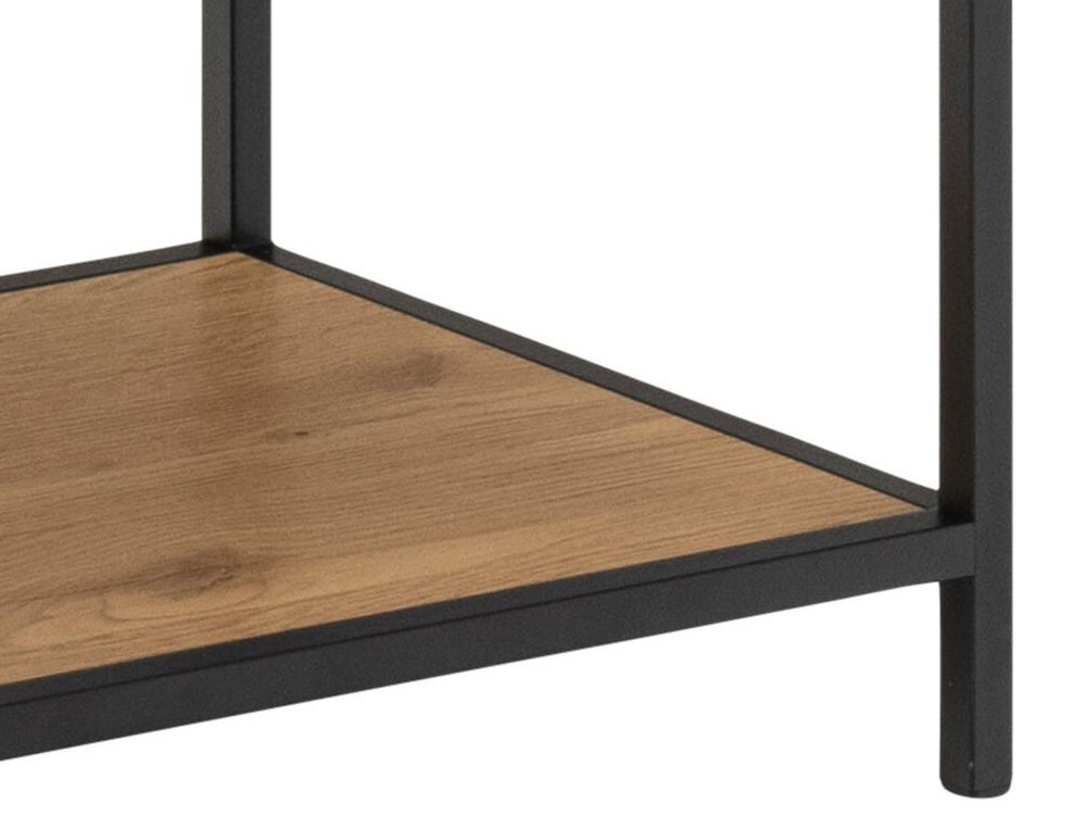 Bookcase Norsica Sevferi 153 (Black + Wild oak)