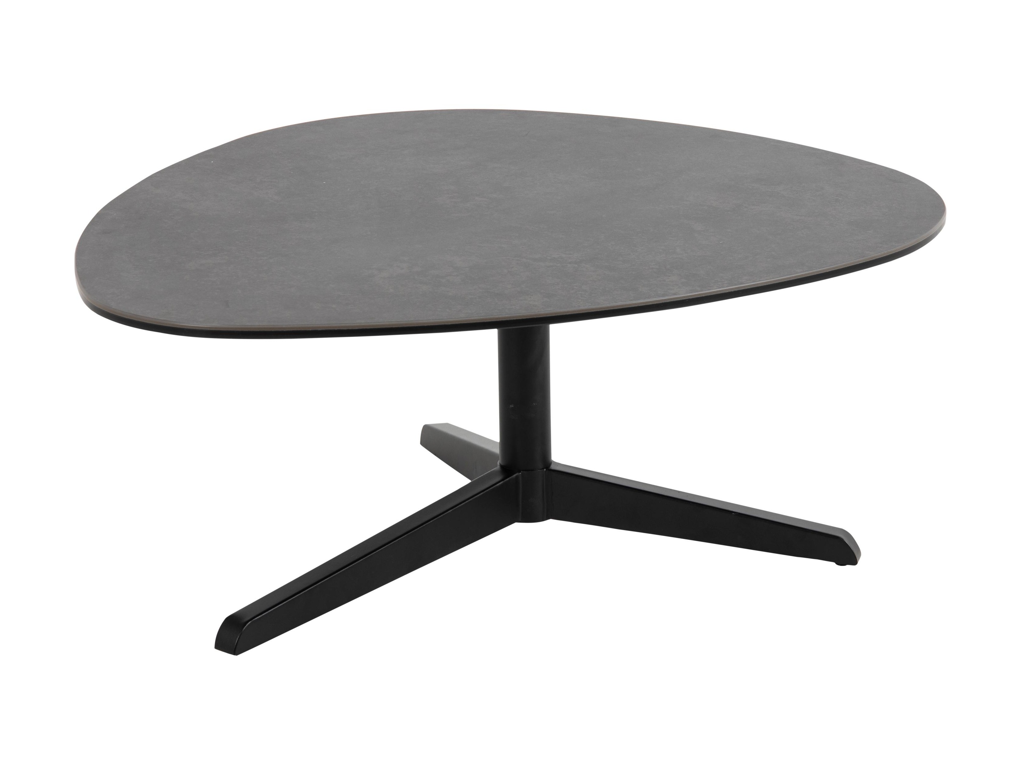 Coffee table Norsica 480 (Black + Dark grey)