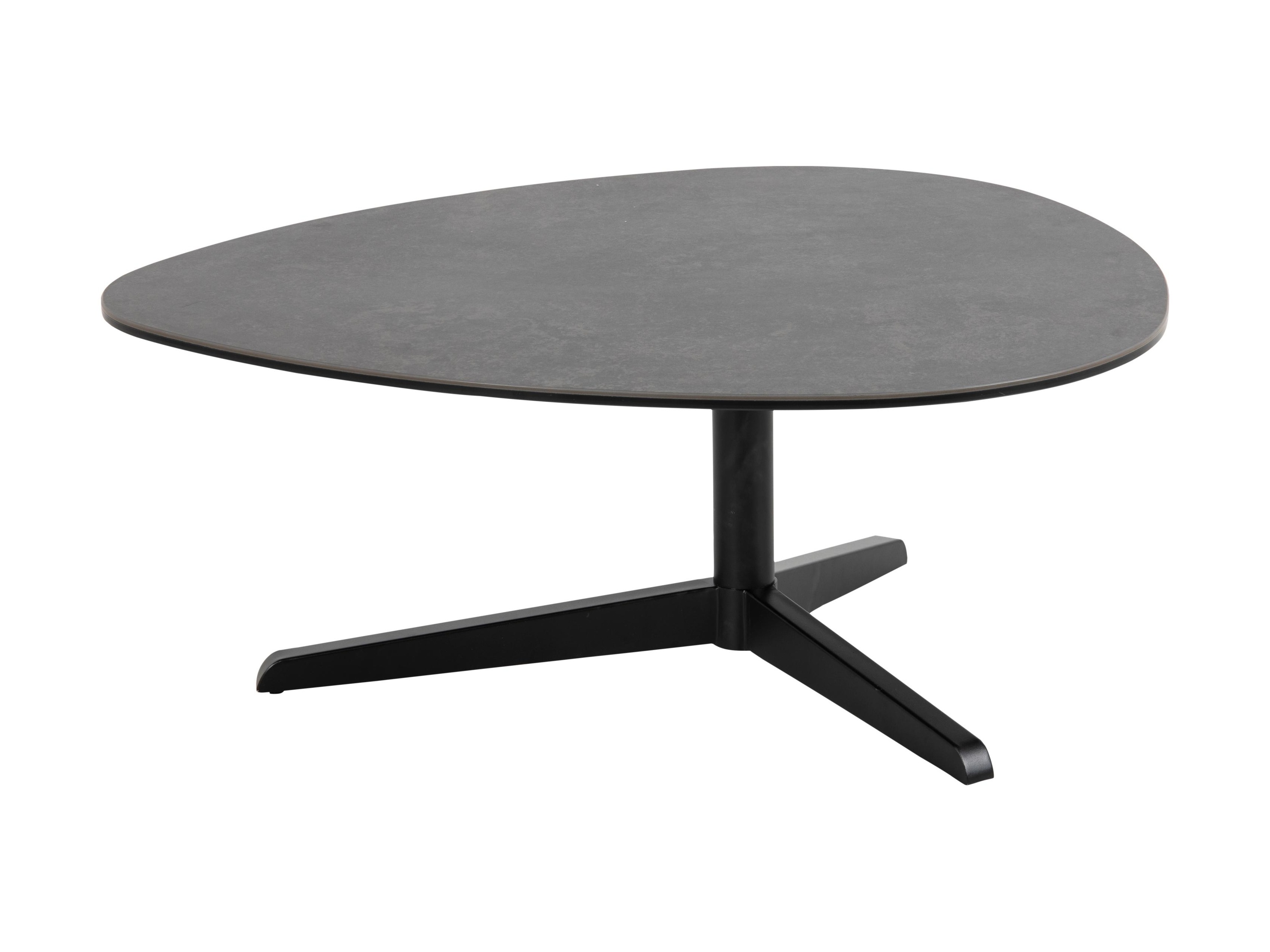 Coffee table Norsica 480 (Black + Dark grey)