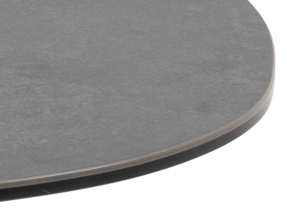 Coffee table Norsica 480 (Black + Dark grey)