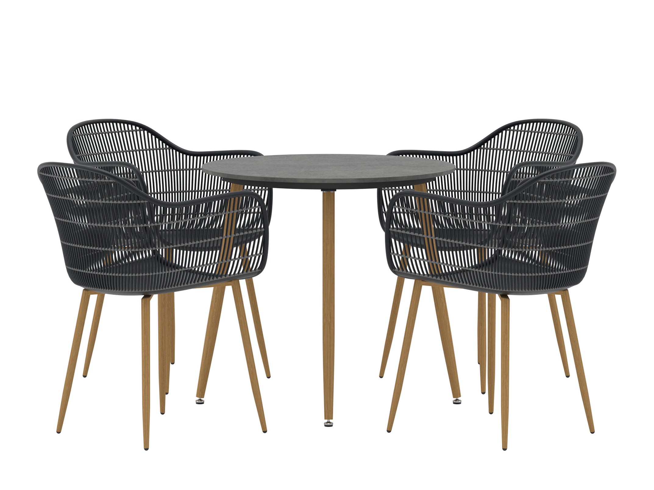 Table and chairs set Dallas 5221