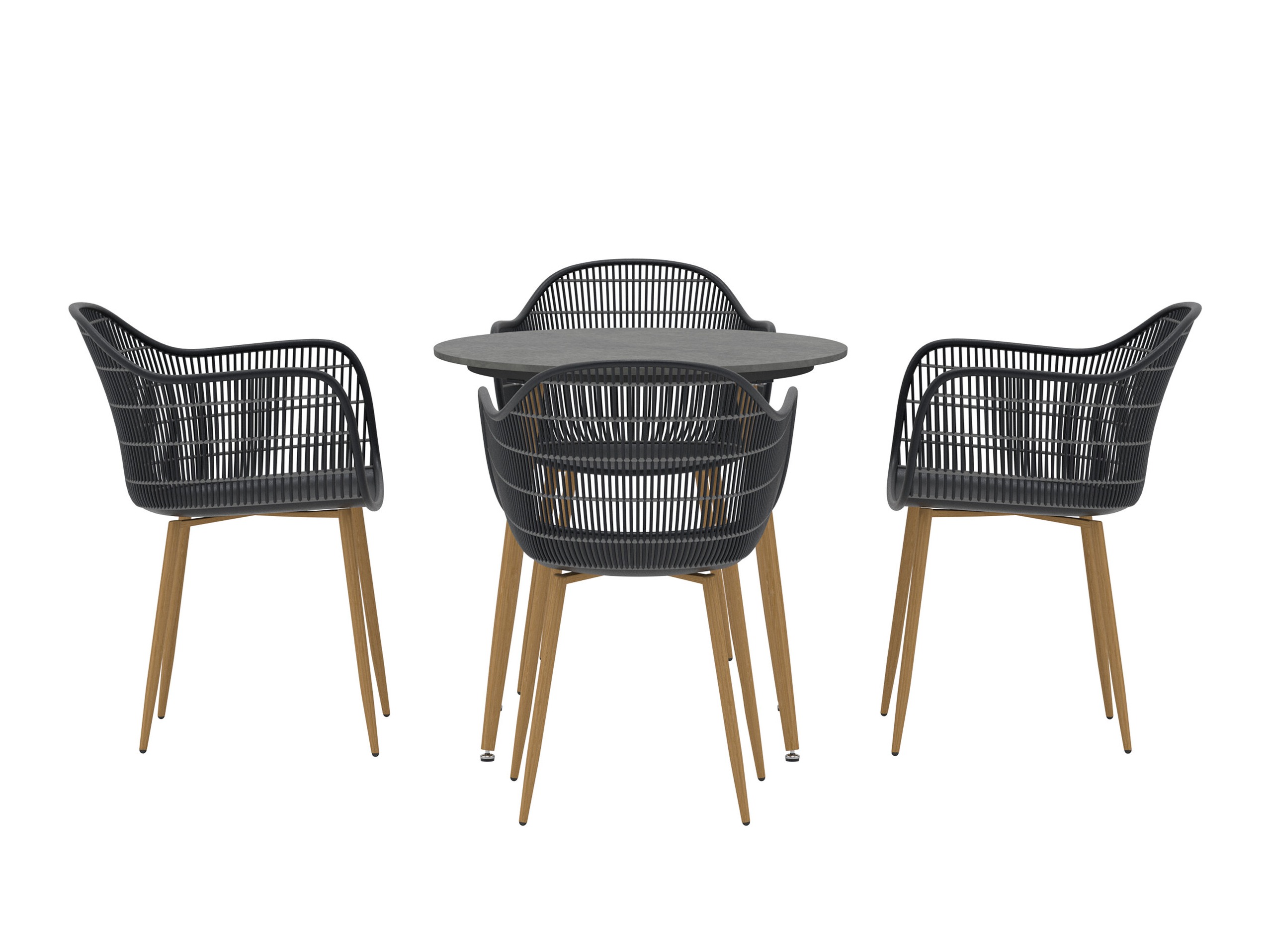 Table and chairs set Dallas 5221