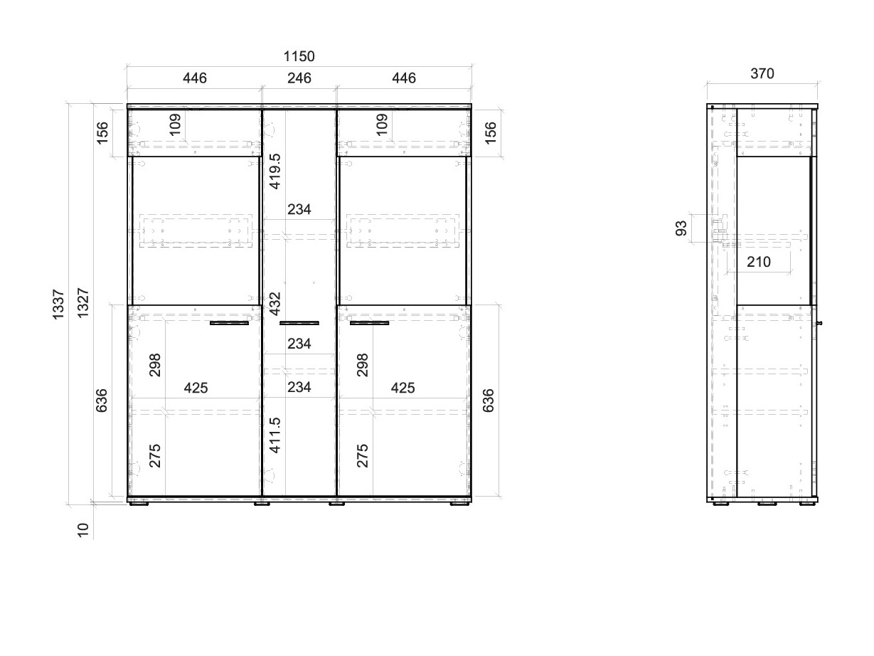 Bookcase Tencati 101