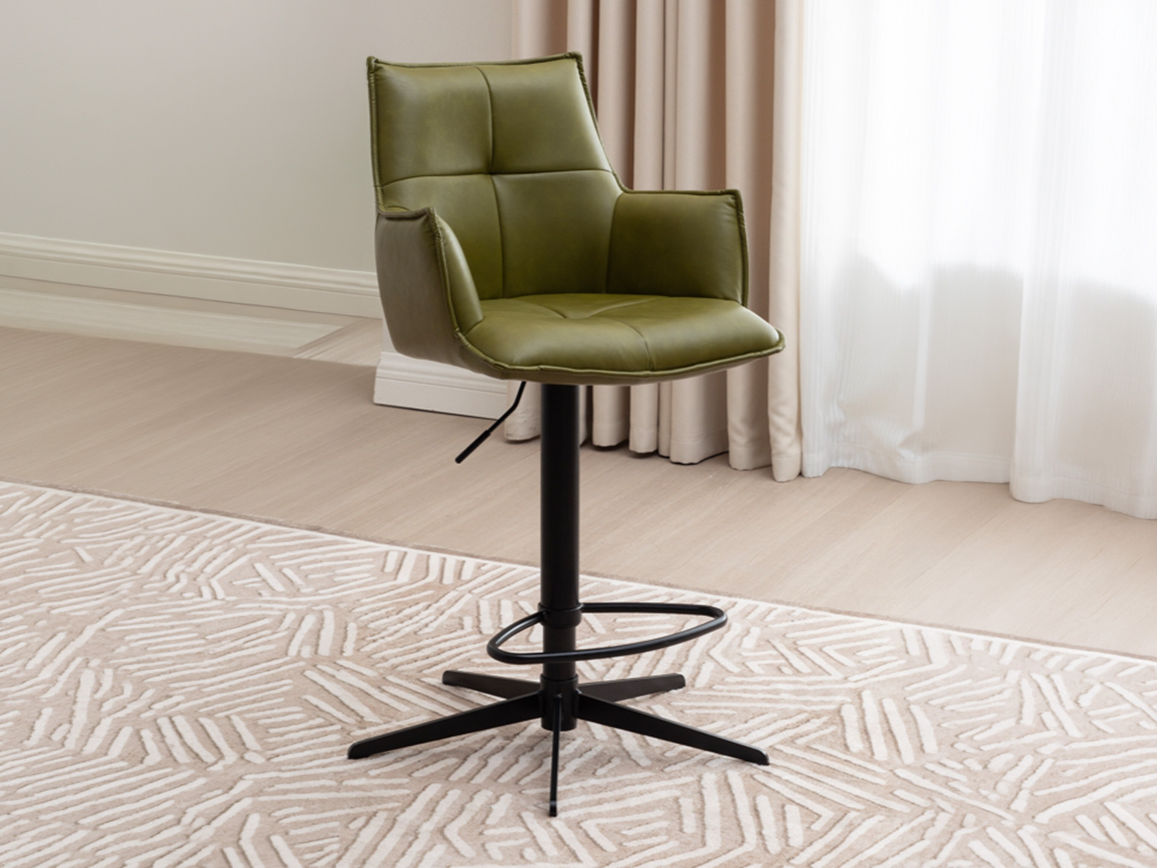 Counter stool Anaheim 134 (Green)