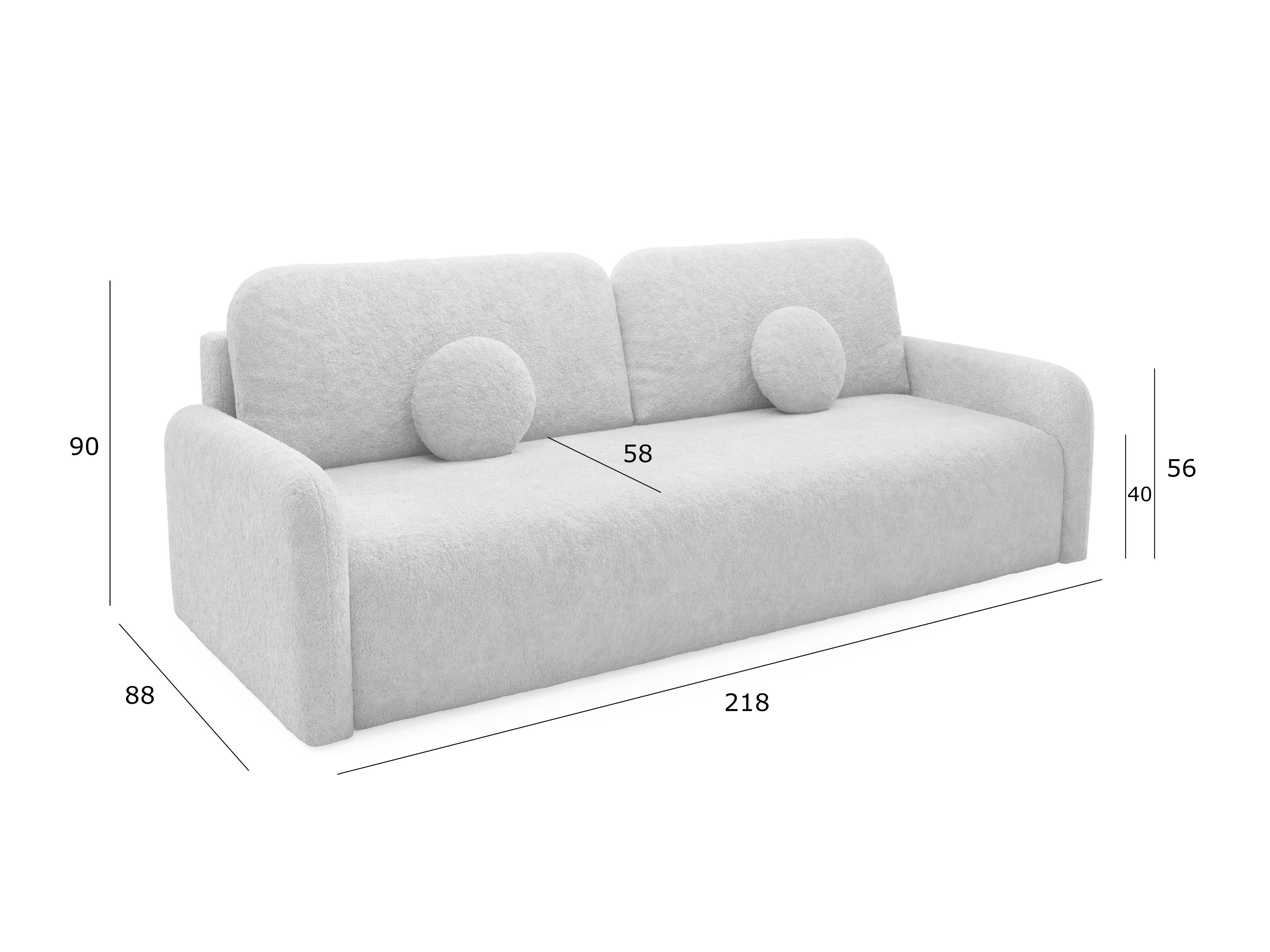 Sofa bed Arcadia 107