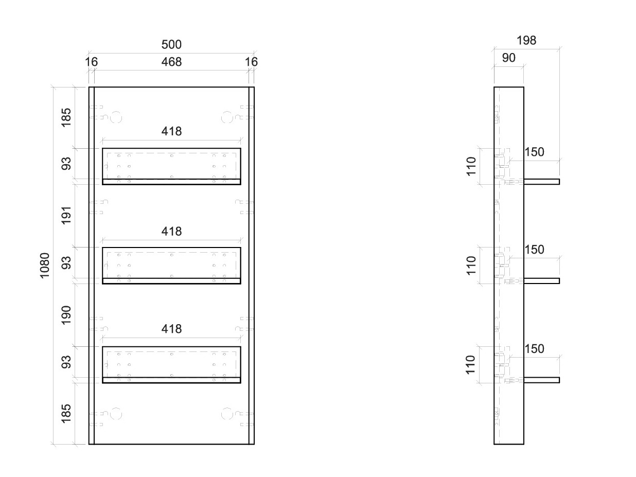 Wall shelf Tencati 104