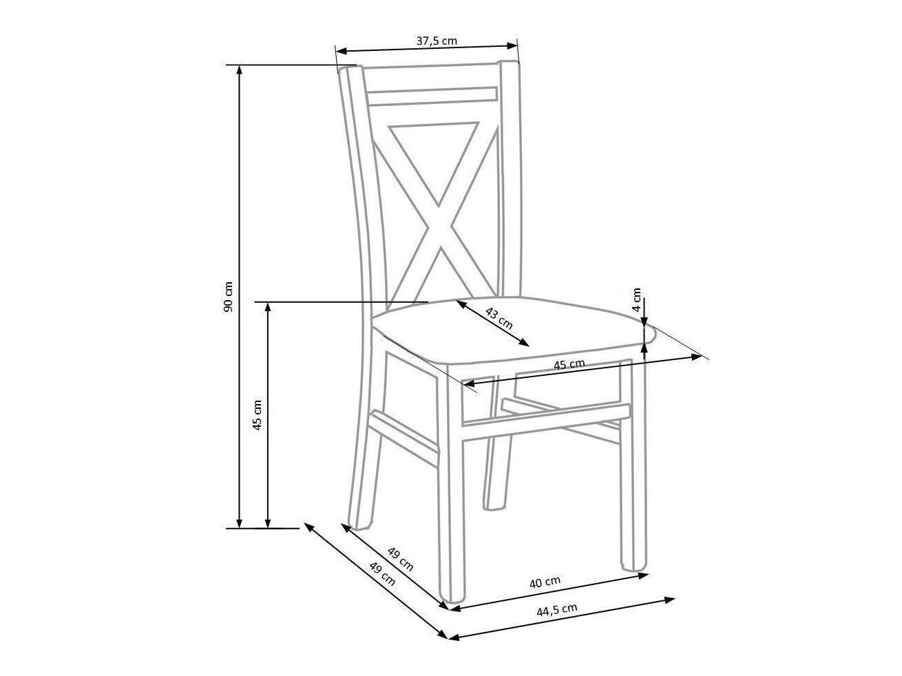 Chair Houston 259 (Cashmere)