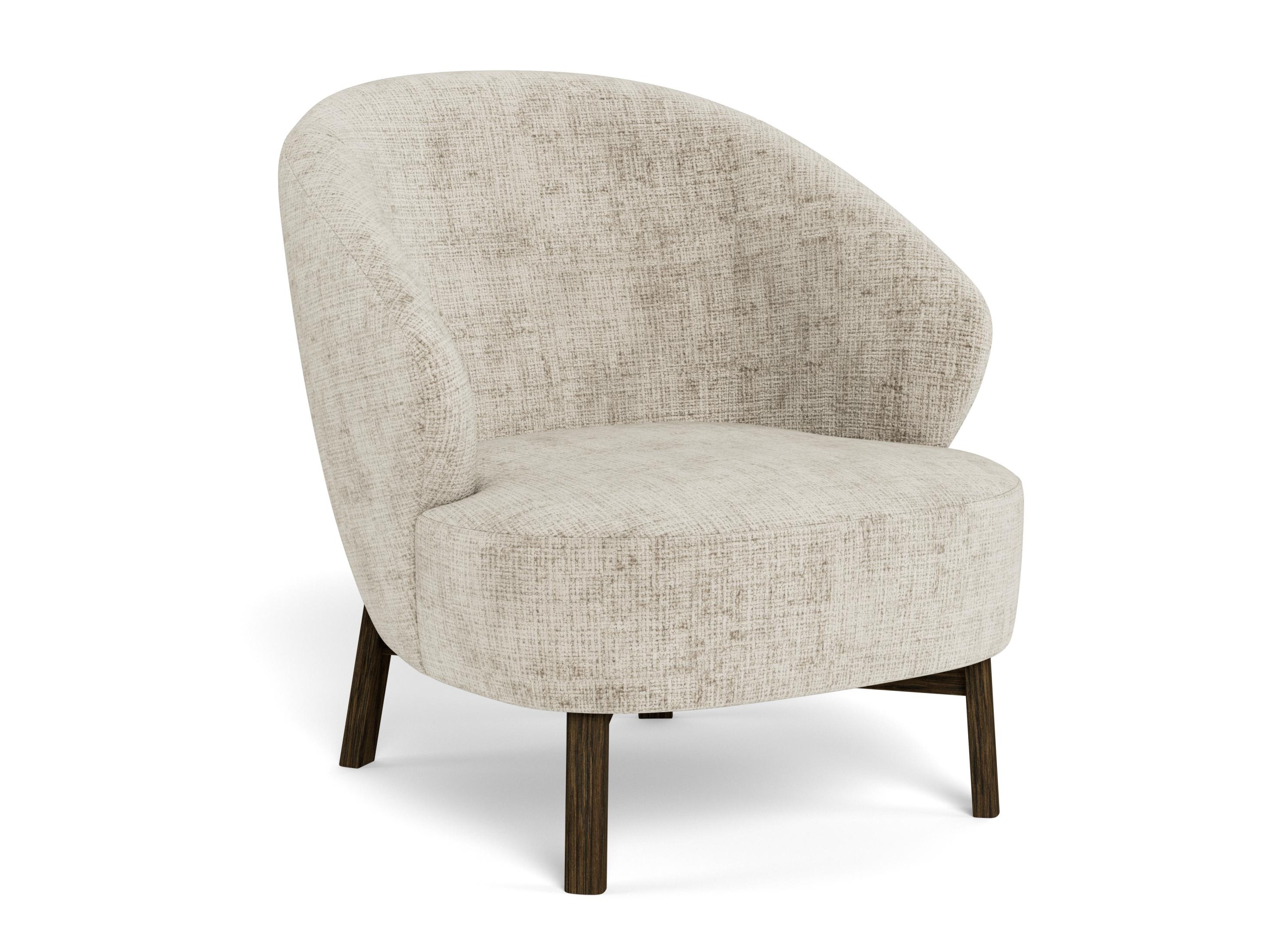 Armchair Norsica 1064 (Beige + Dark oak)