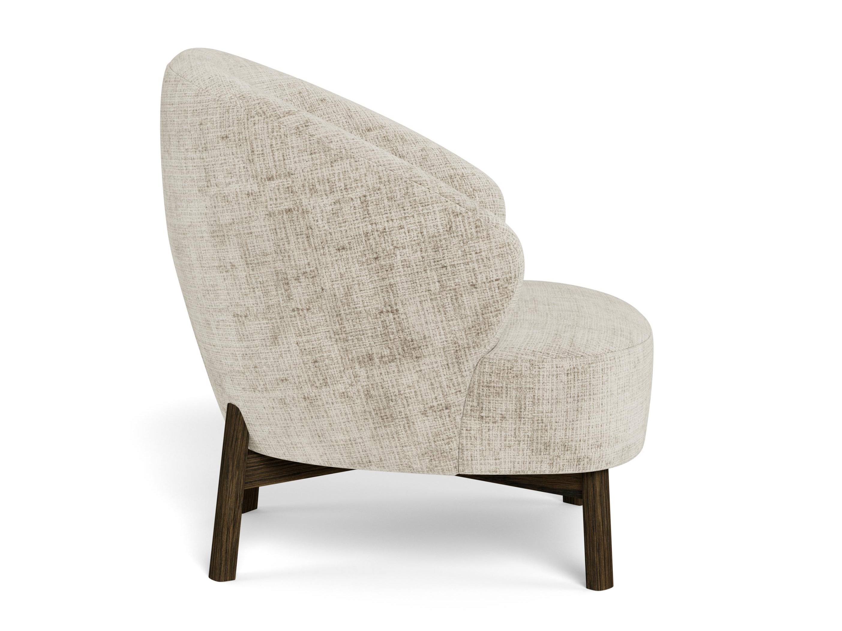 Armchair Norsica 1064 (Beige + Dark oak)