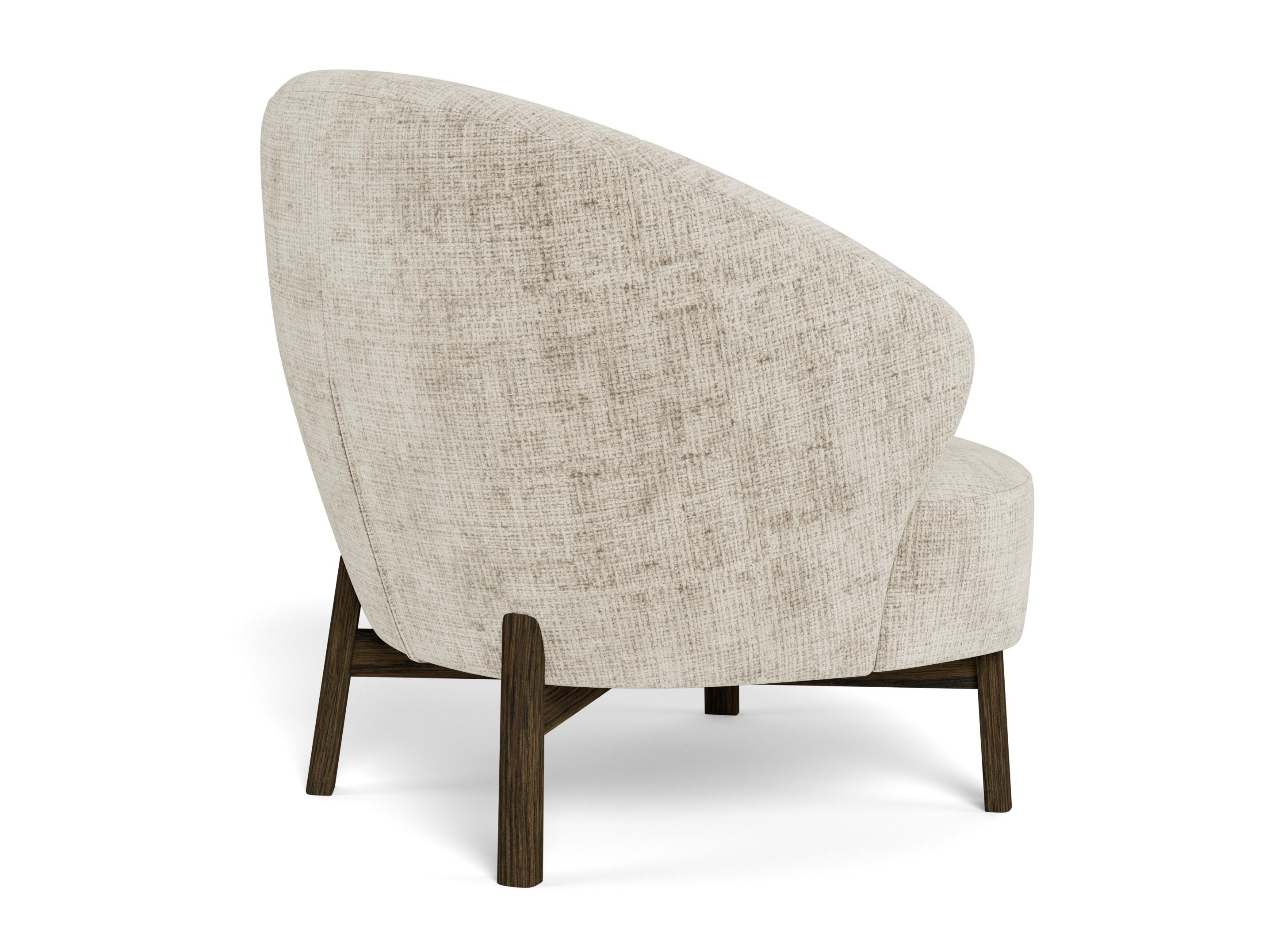 Armchair Norsica 1064 (Beige + Dark oak)