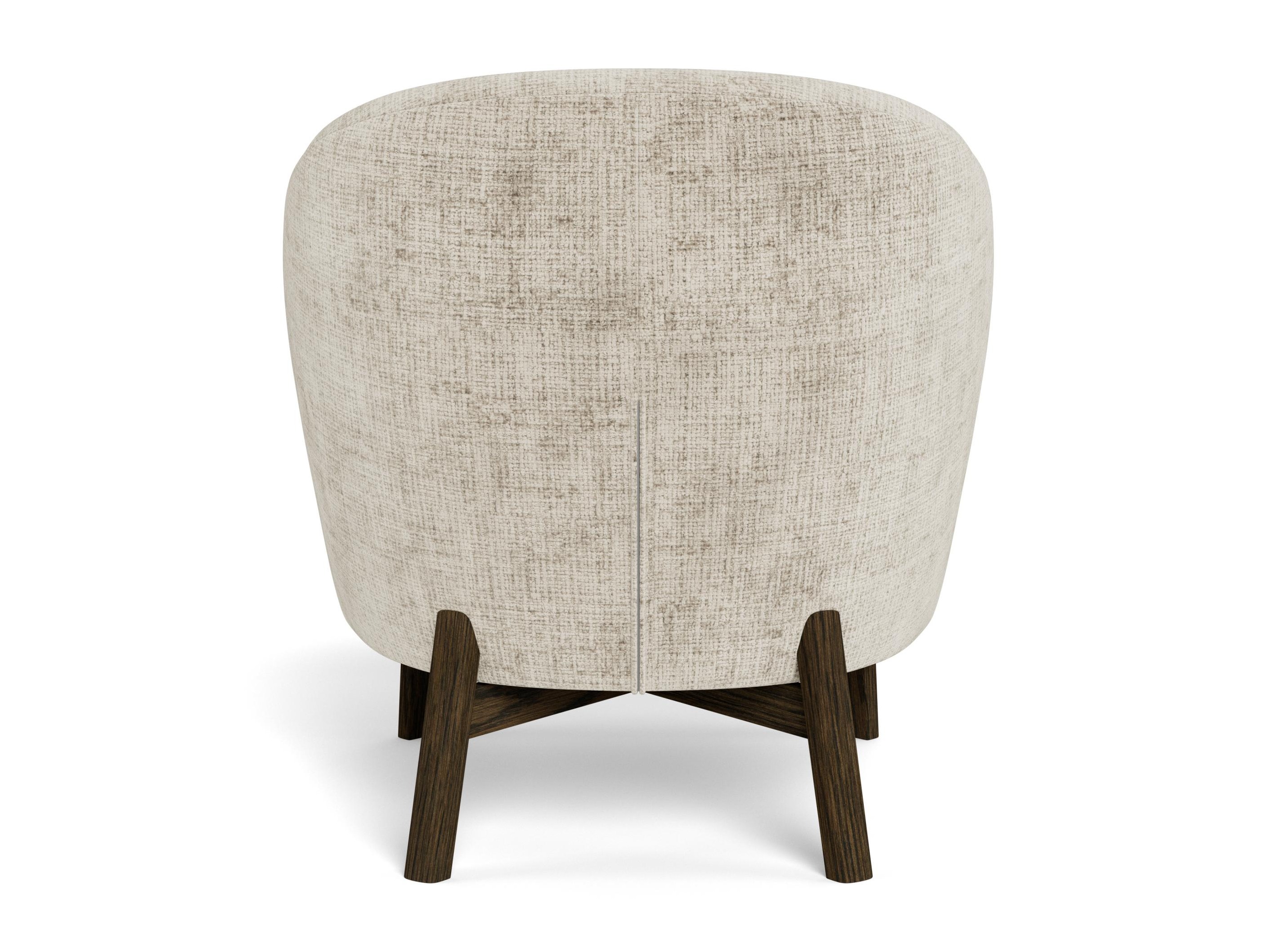 Armchair Norsica 1064 (Beige + Dark oak)
