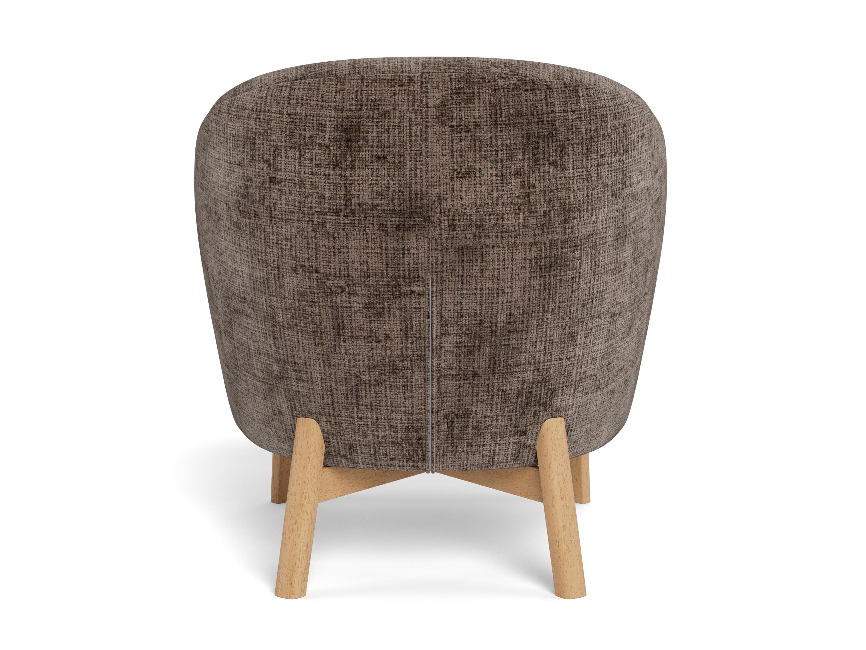 Armchair Norsica 1064 (Dark brown + Oak)