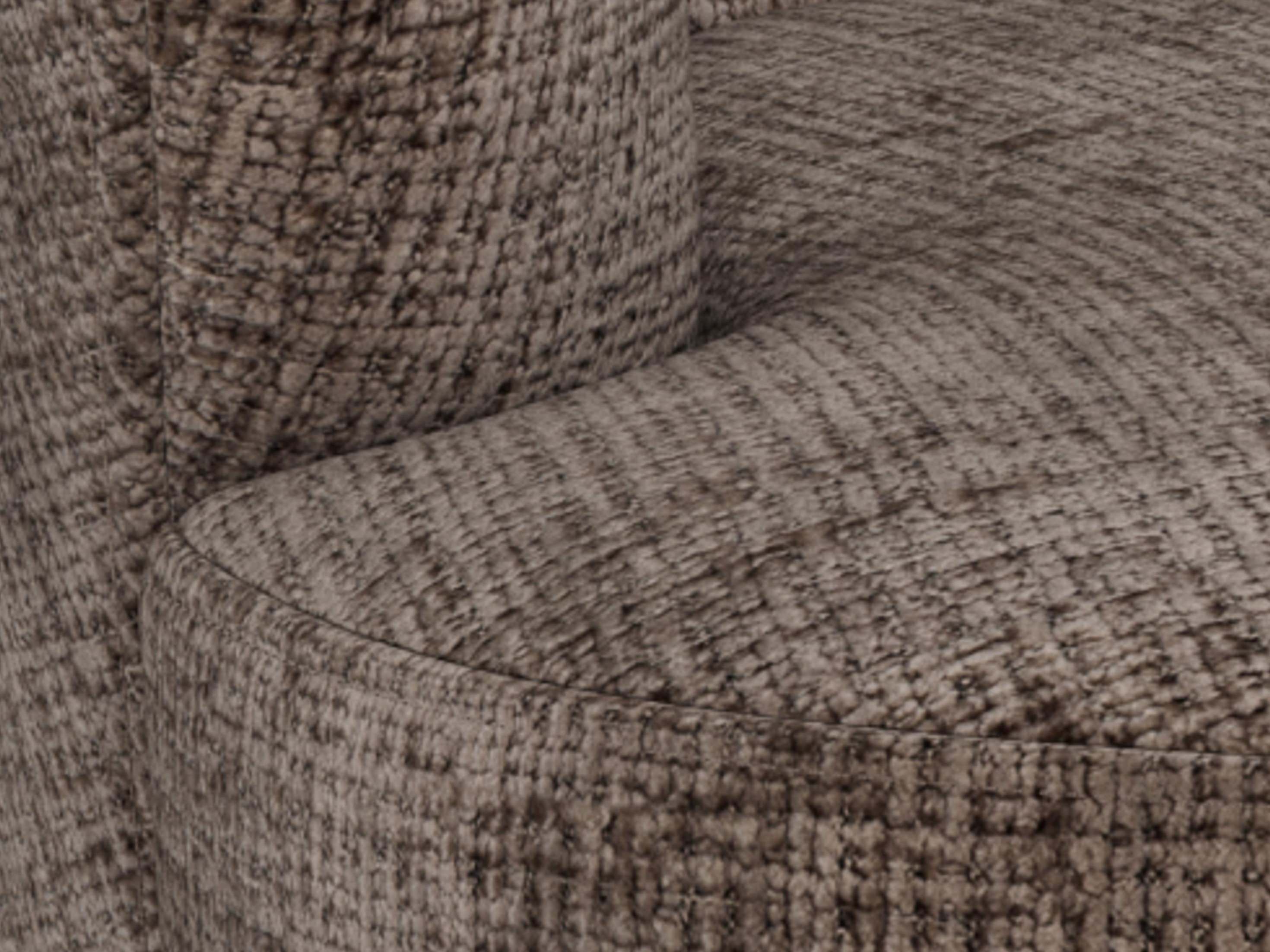 Armchair Norsica 1064 (Dark brown + Oak)