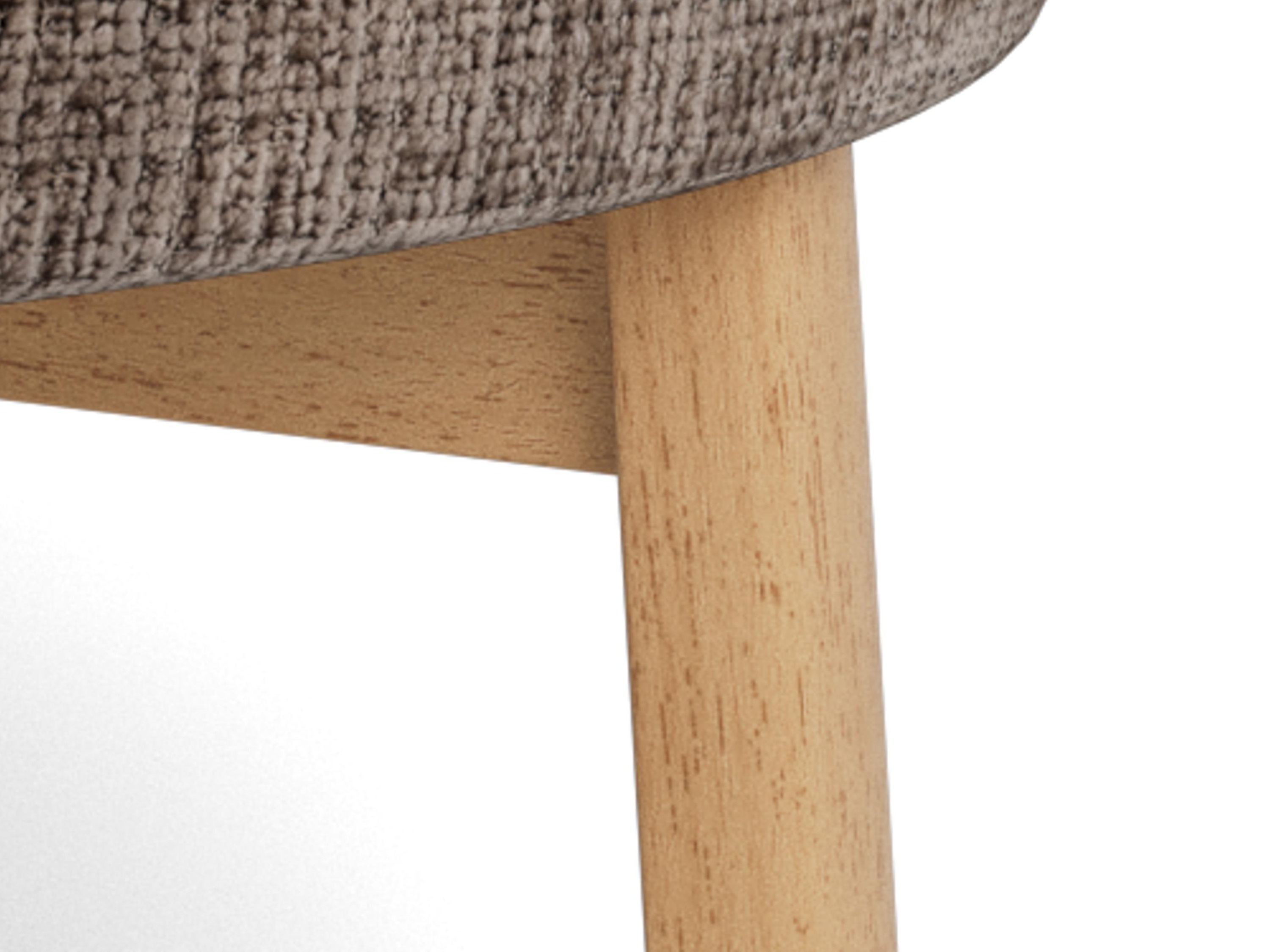 Armchair Norsica 1064 (Dark brown + Oak)