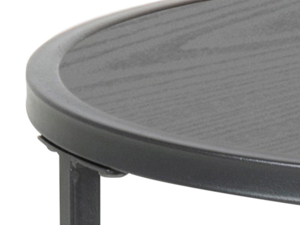 Side table Norsica Sevferi 118 (Black ash + Black)