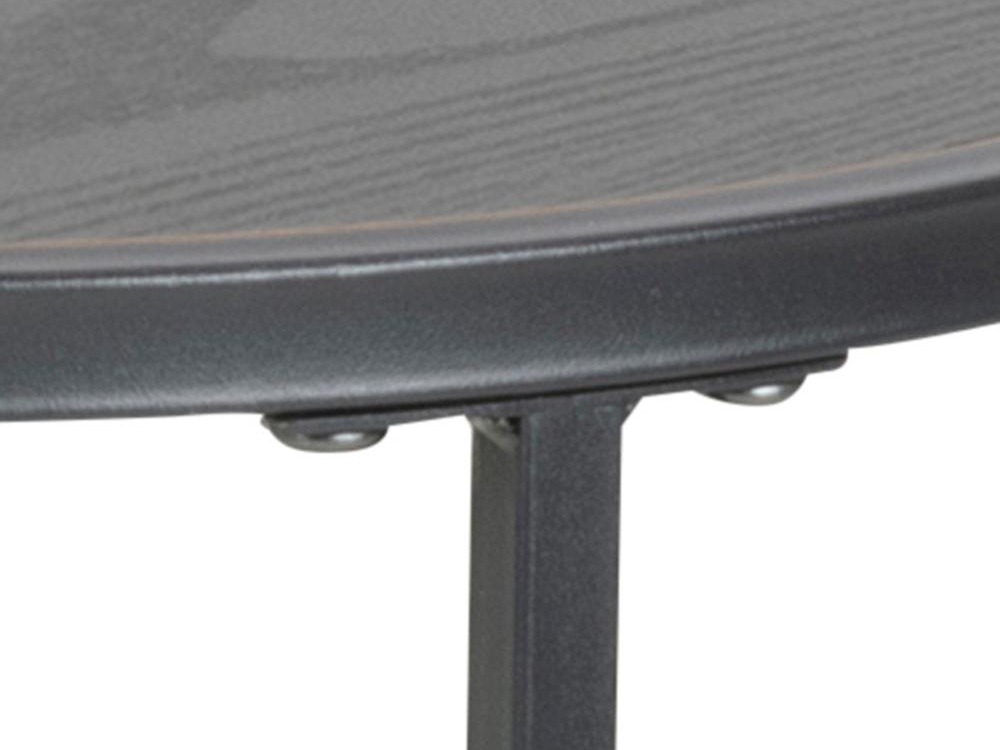 Side table Norsica Sevferi 118 (Black ash + Black)