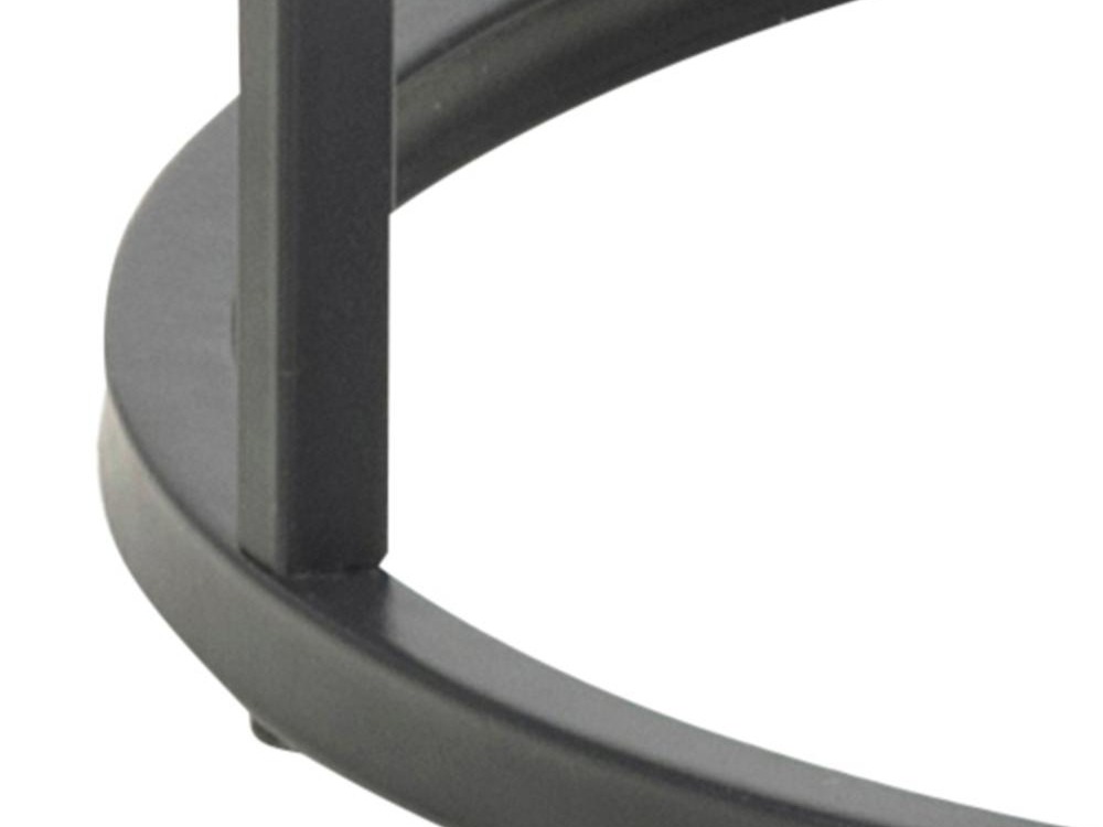 Side table Norsica Sevferi 118 (Black ash + Black)