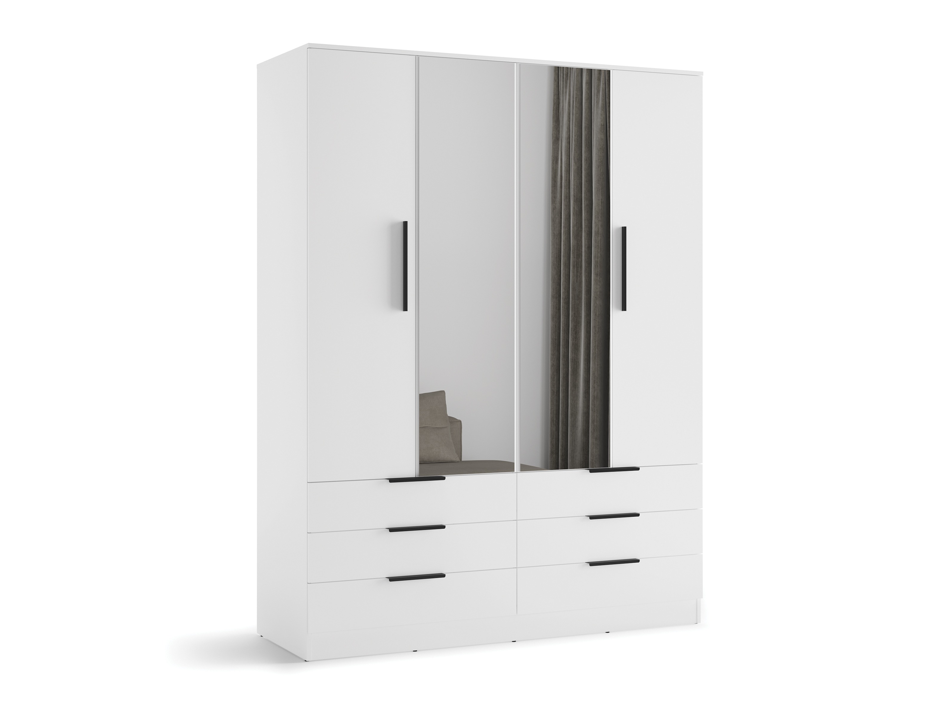 Wardrobe Fresno 182 (White)