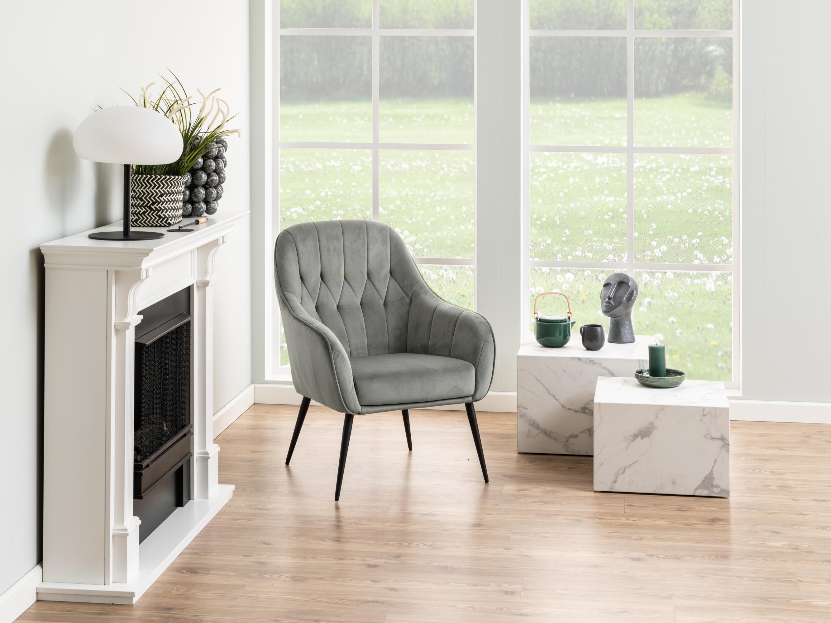 Coffee table set Norsica 603 (White marble)