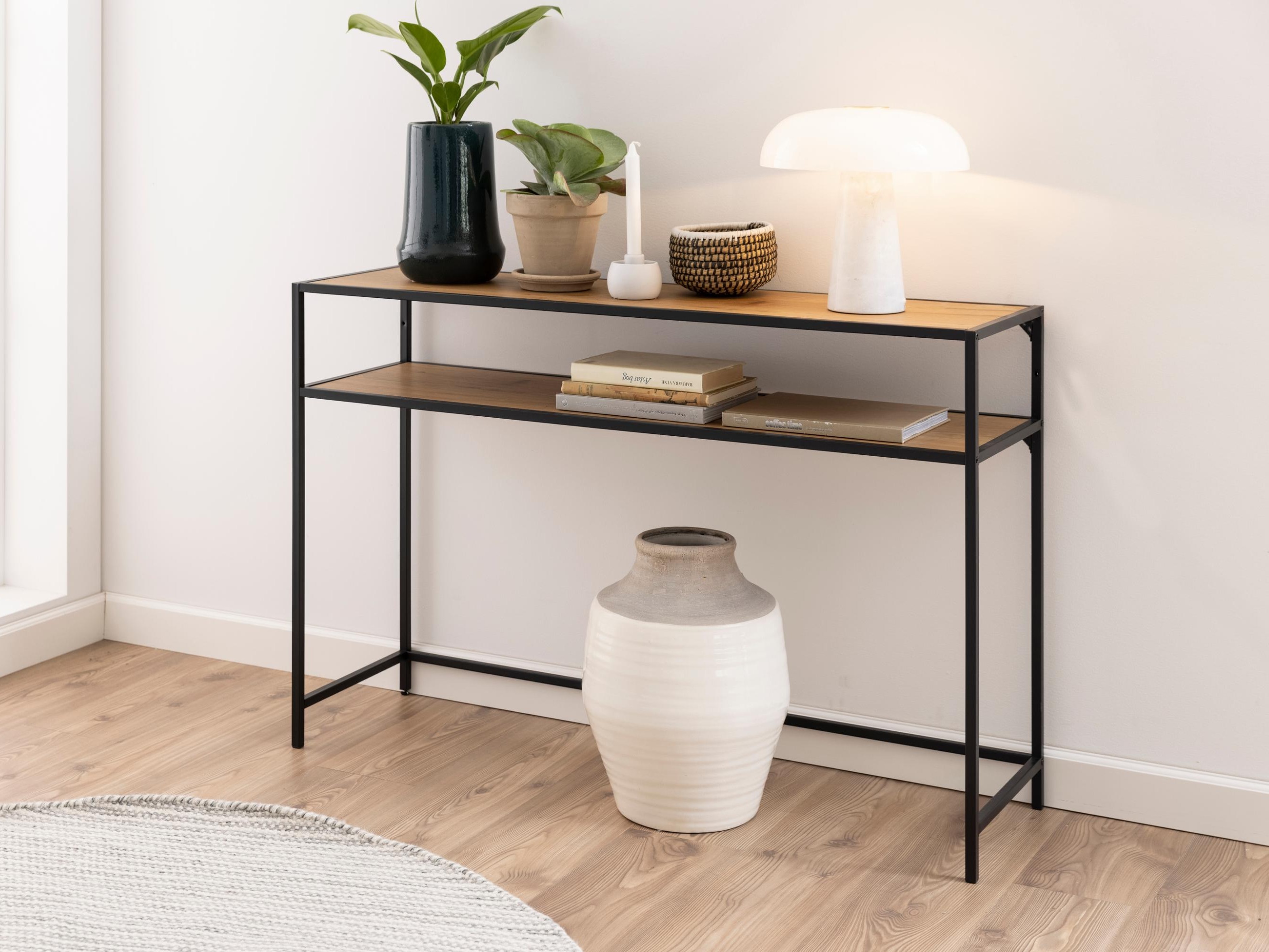 Console table Norsica Sevferi 126 (Wild oak + Black)