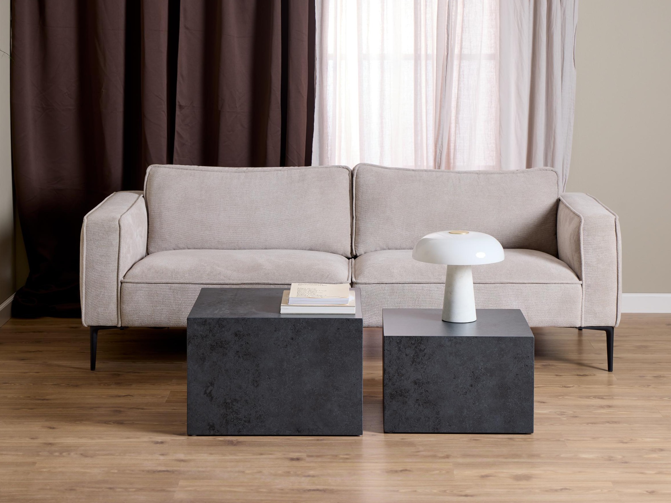 Nest of coffee tables Norsica 603 (Black)