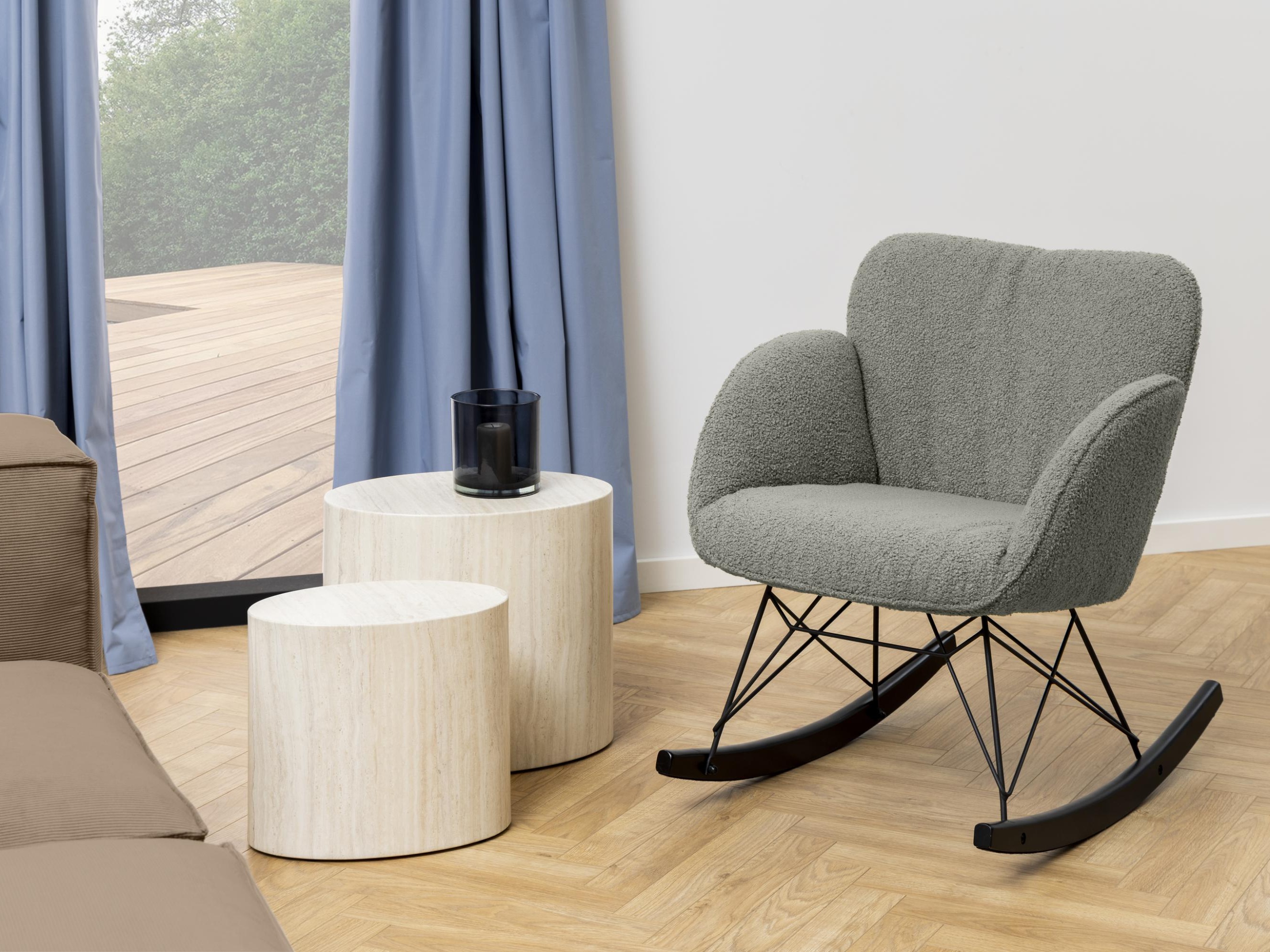 Nest of side tables Norsica 587 (Beige)