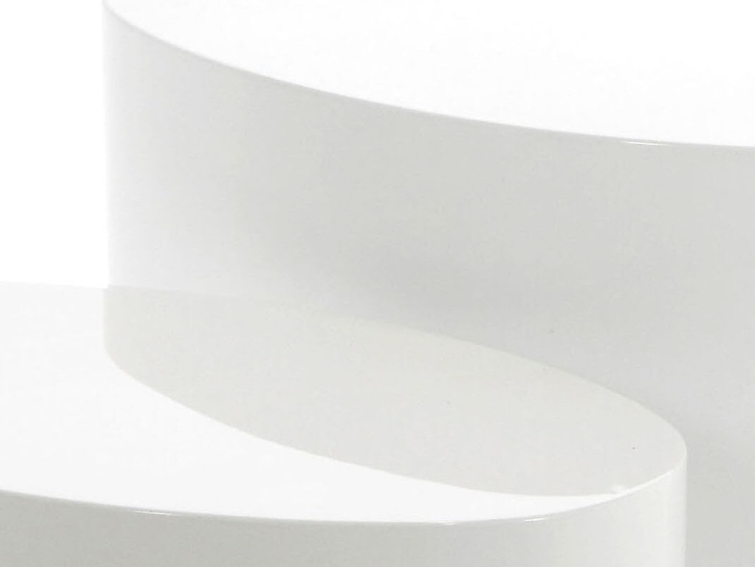 Nest of side tables Norsica 587 (Glossy white)