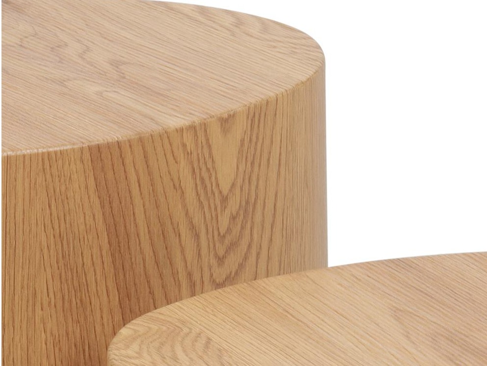 Nest of side tables Norsica 587 (Wild oak)