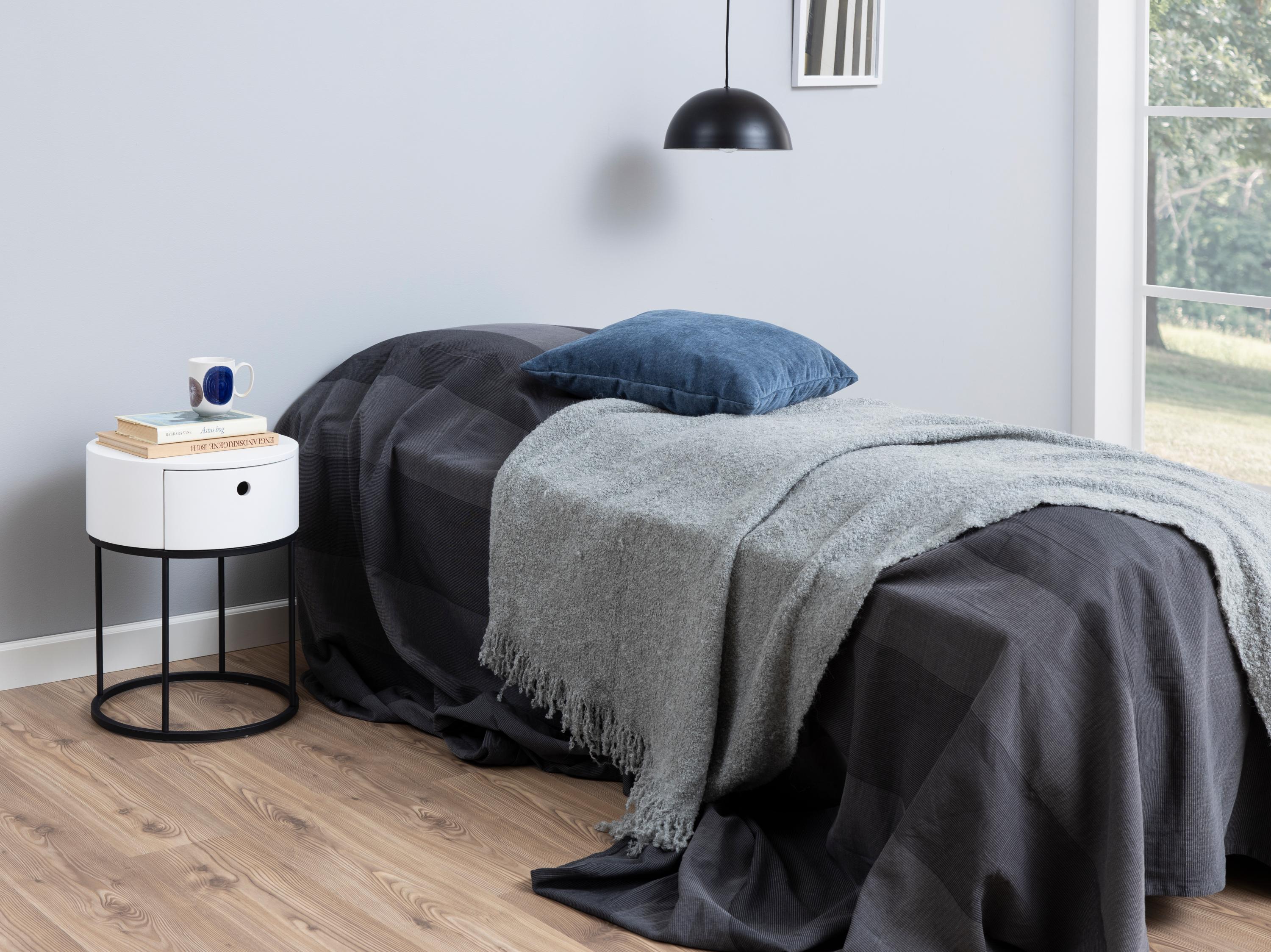 Side table Norsica 595 (White + Black)