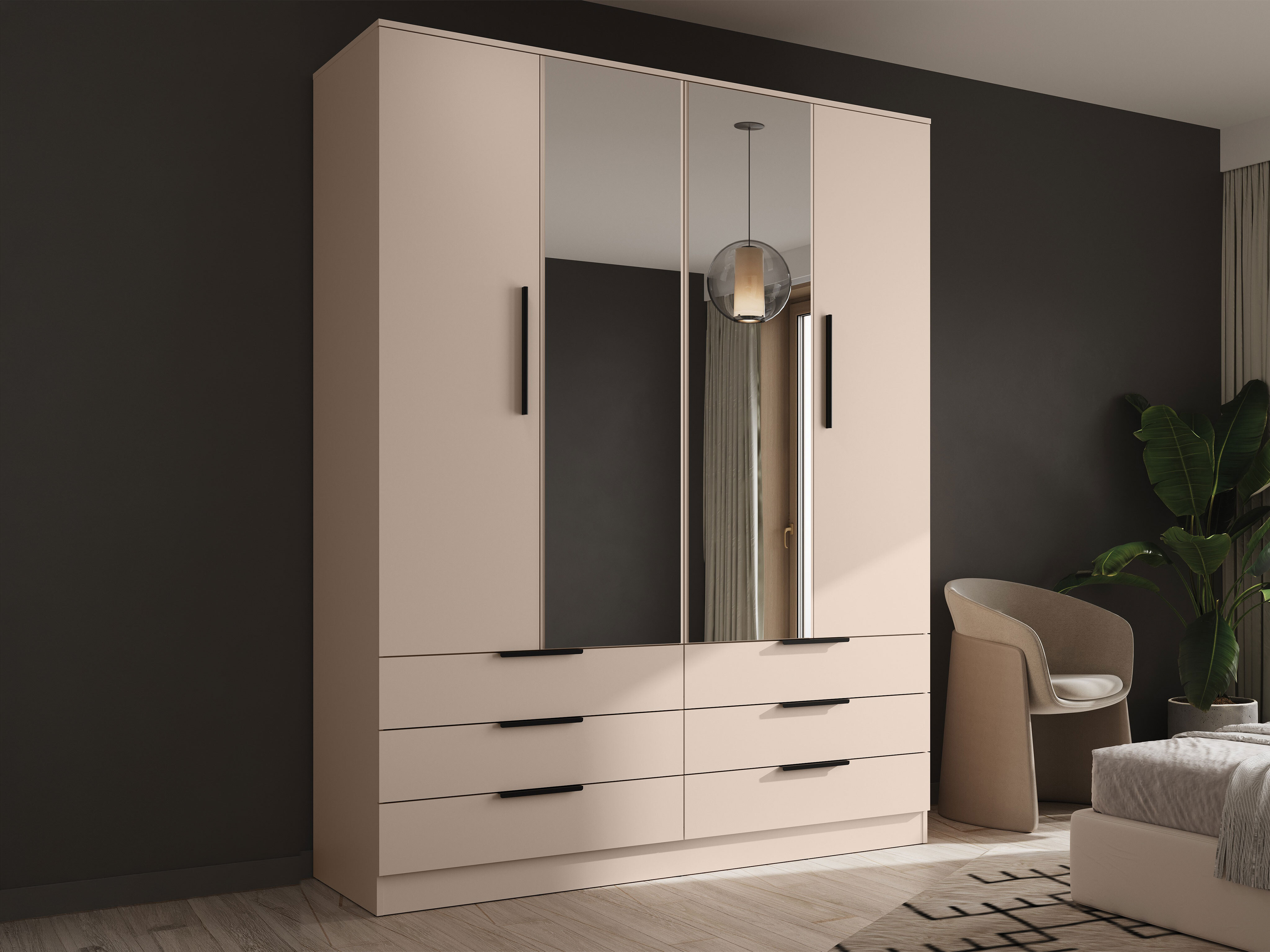 Wardrobe Fresno 182 (Beige)