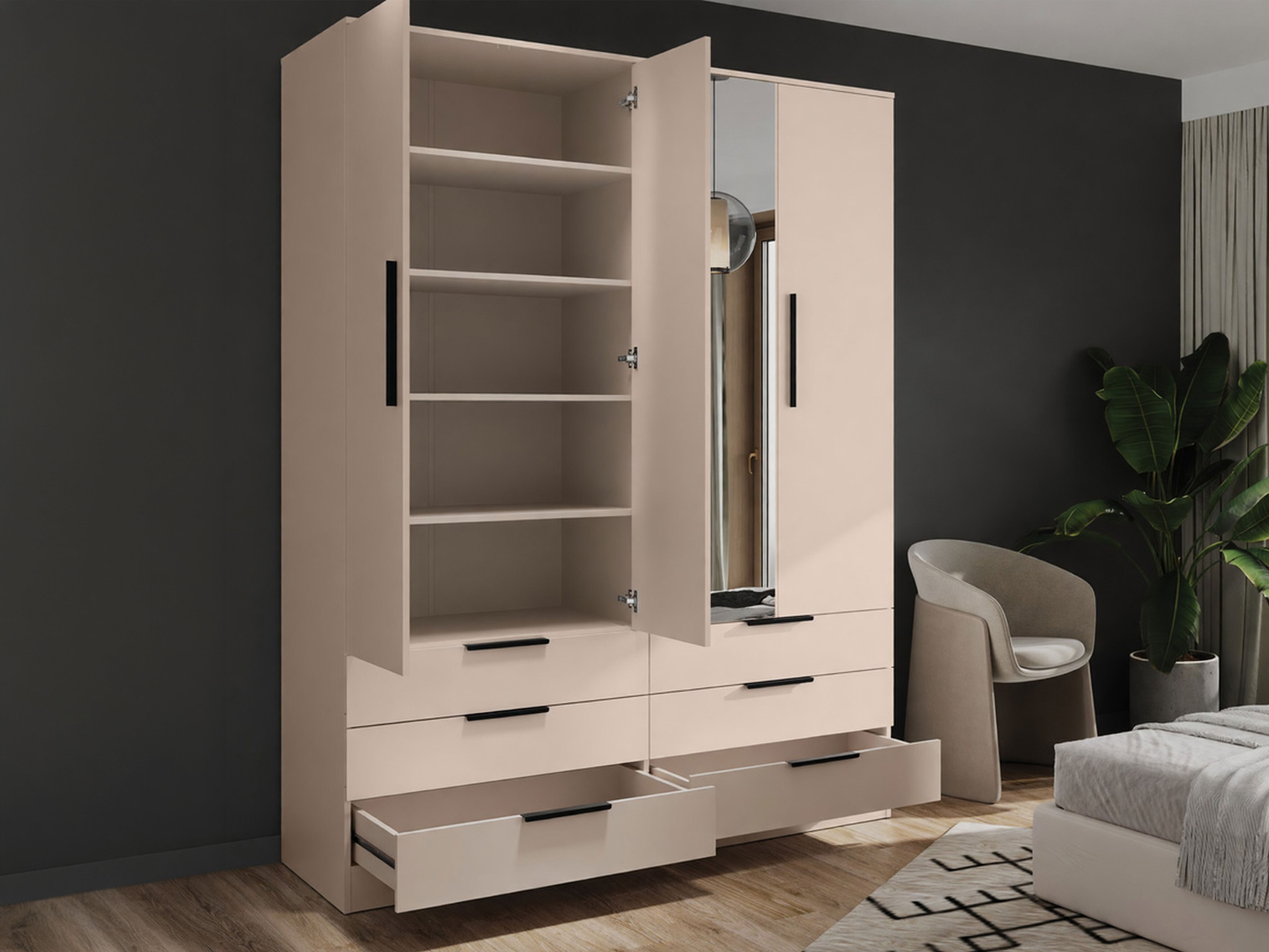 Wardrobe Fresno 182 (Beige)