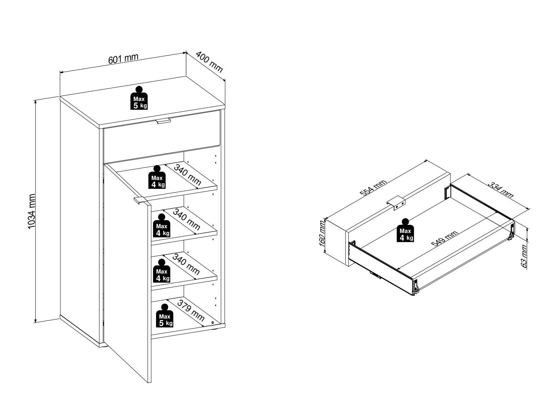 Hallway set Sondelu 105