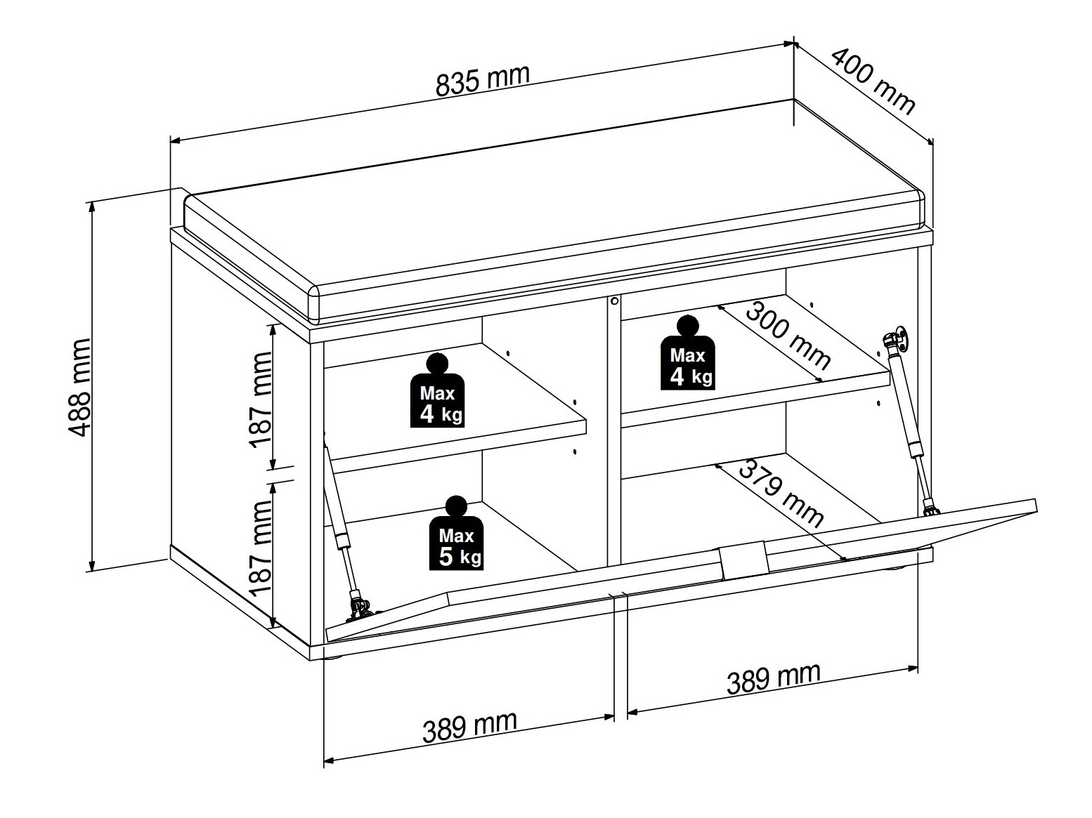 Hallway set Sondelu 105