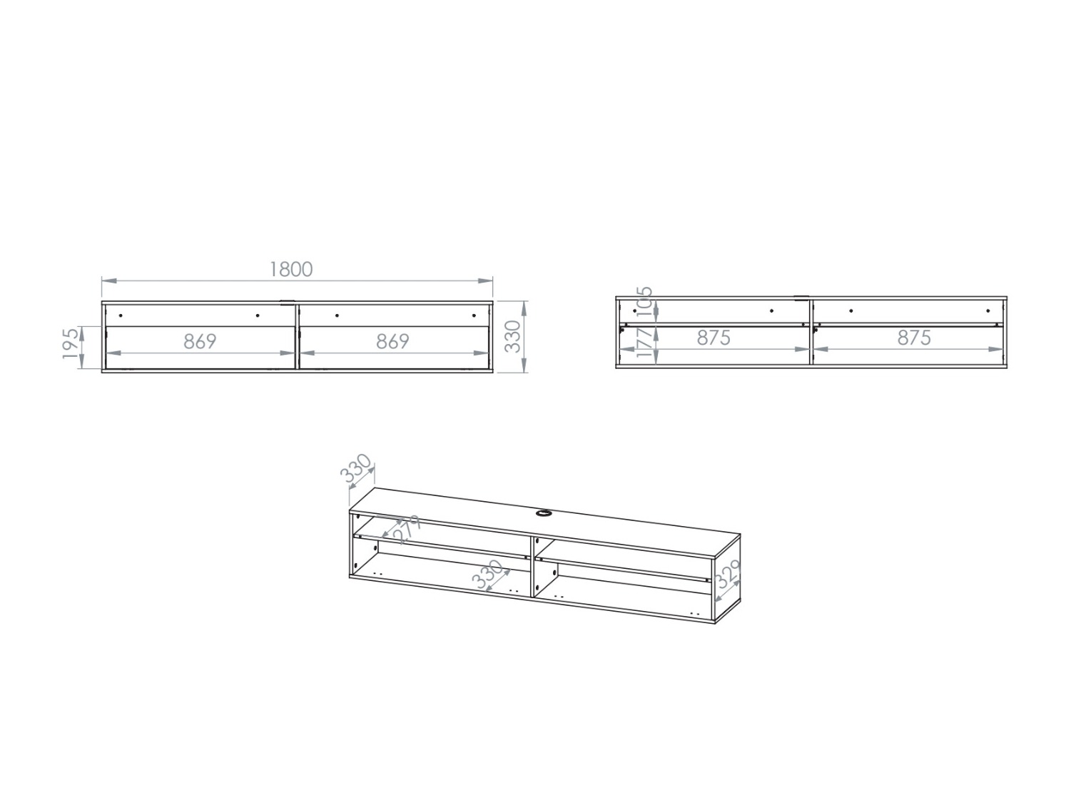 TV stand Morsero 105