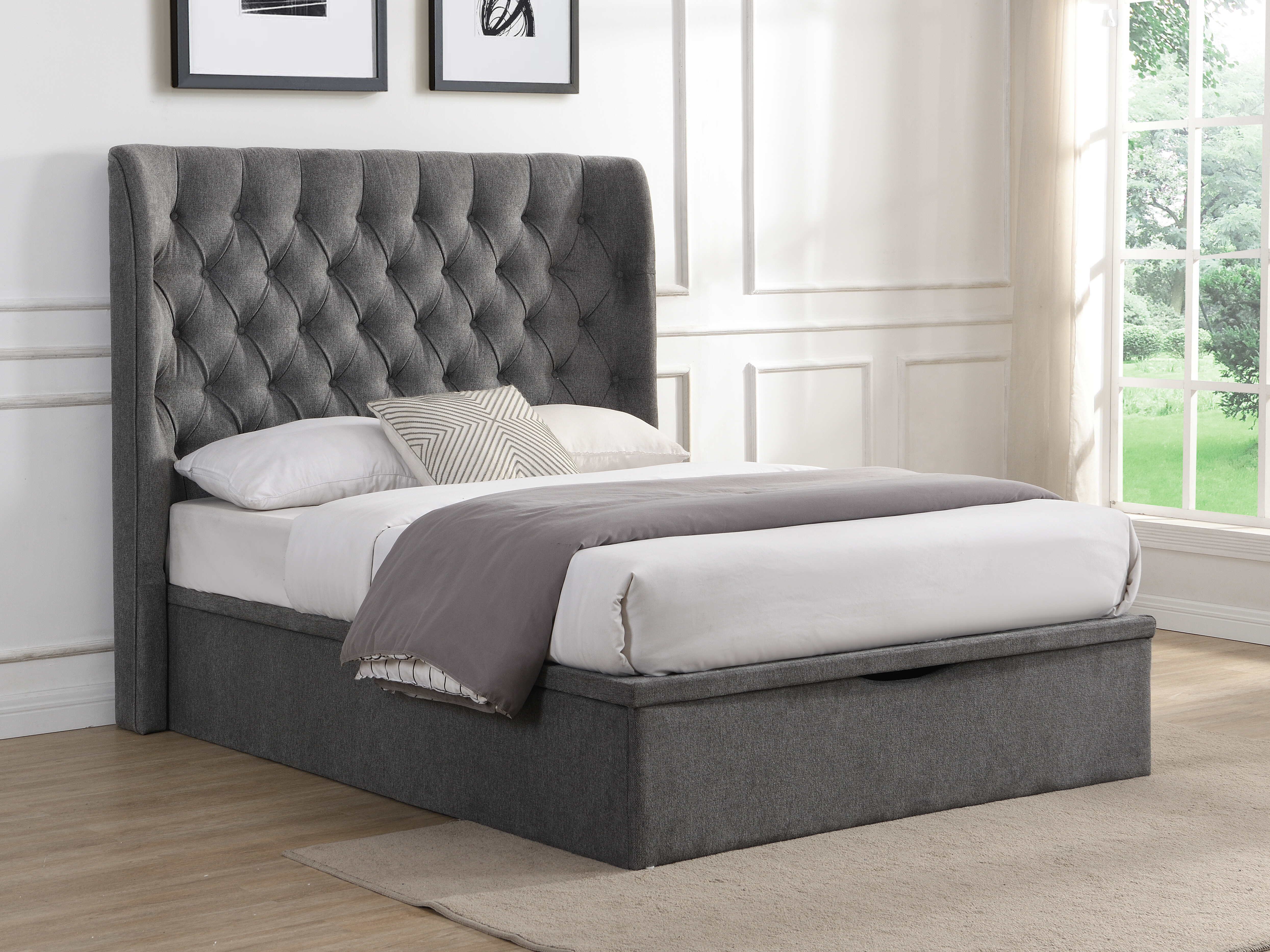 Bed Anaheim 136 (Grey)