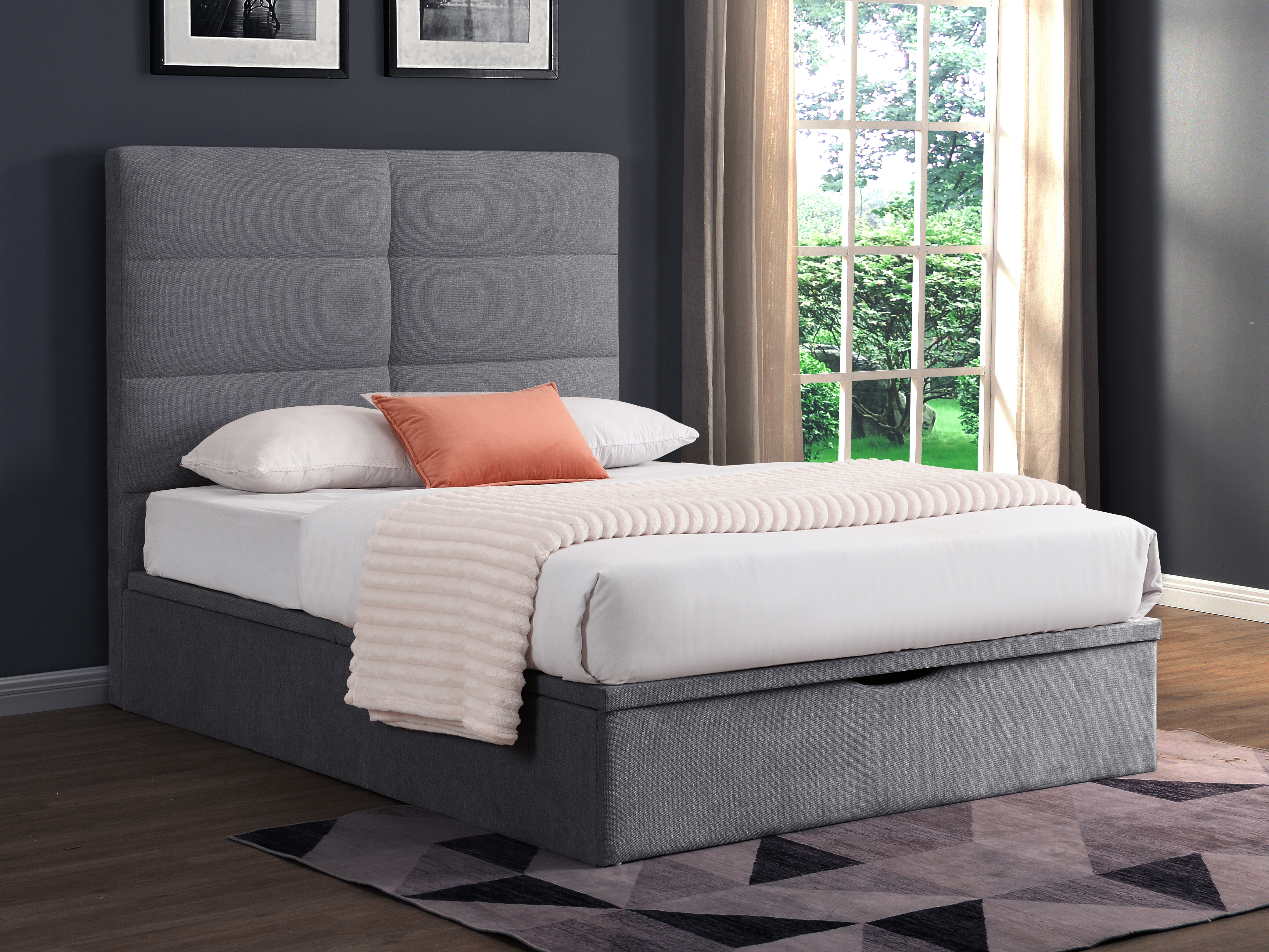 Bed Anaheim 137 (Grey)