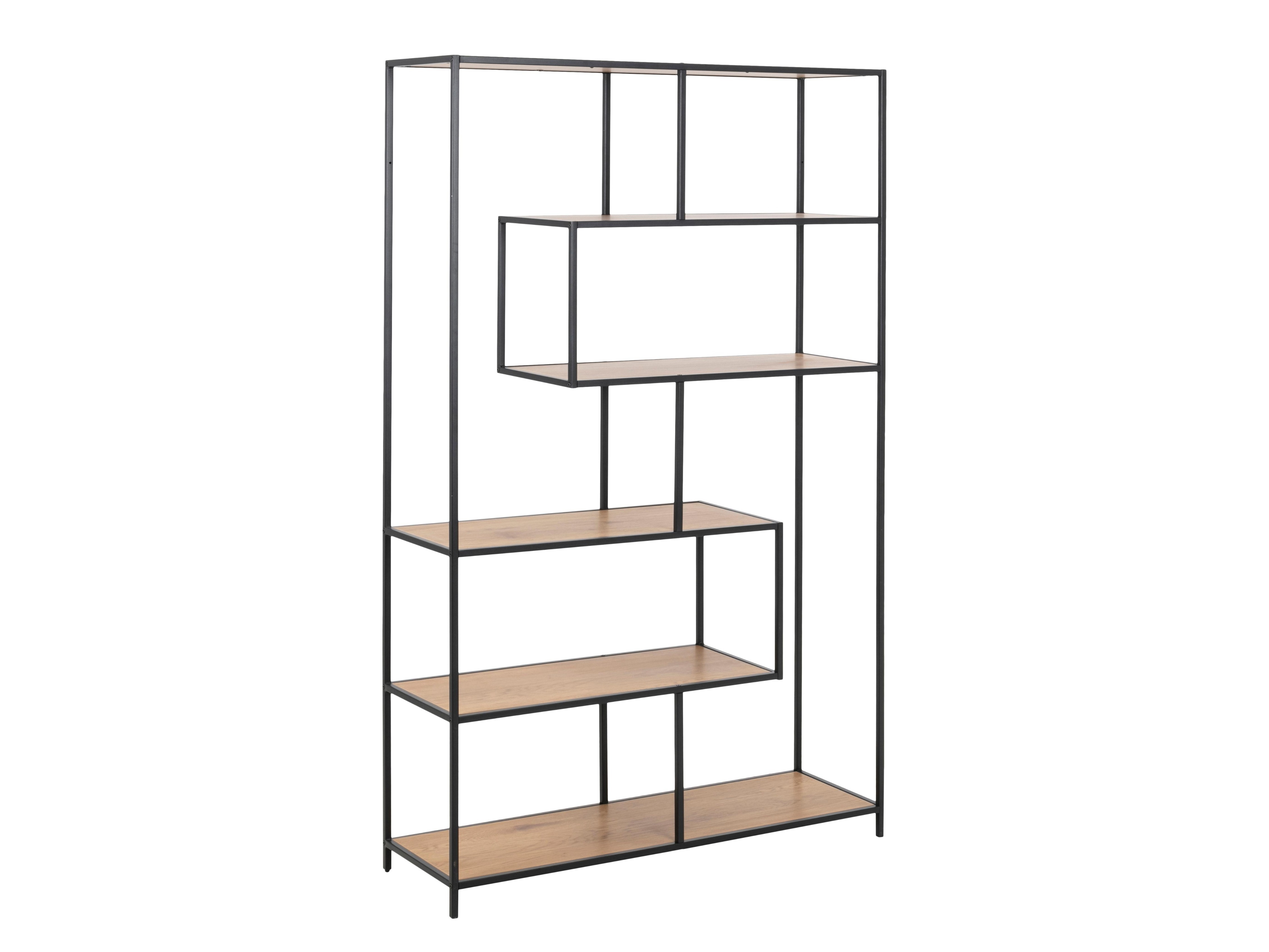 Bookcase Norsica Sevferi 134 (Wild oak + Black)