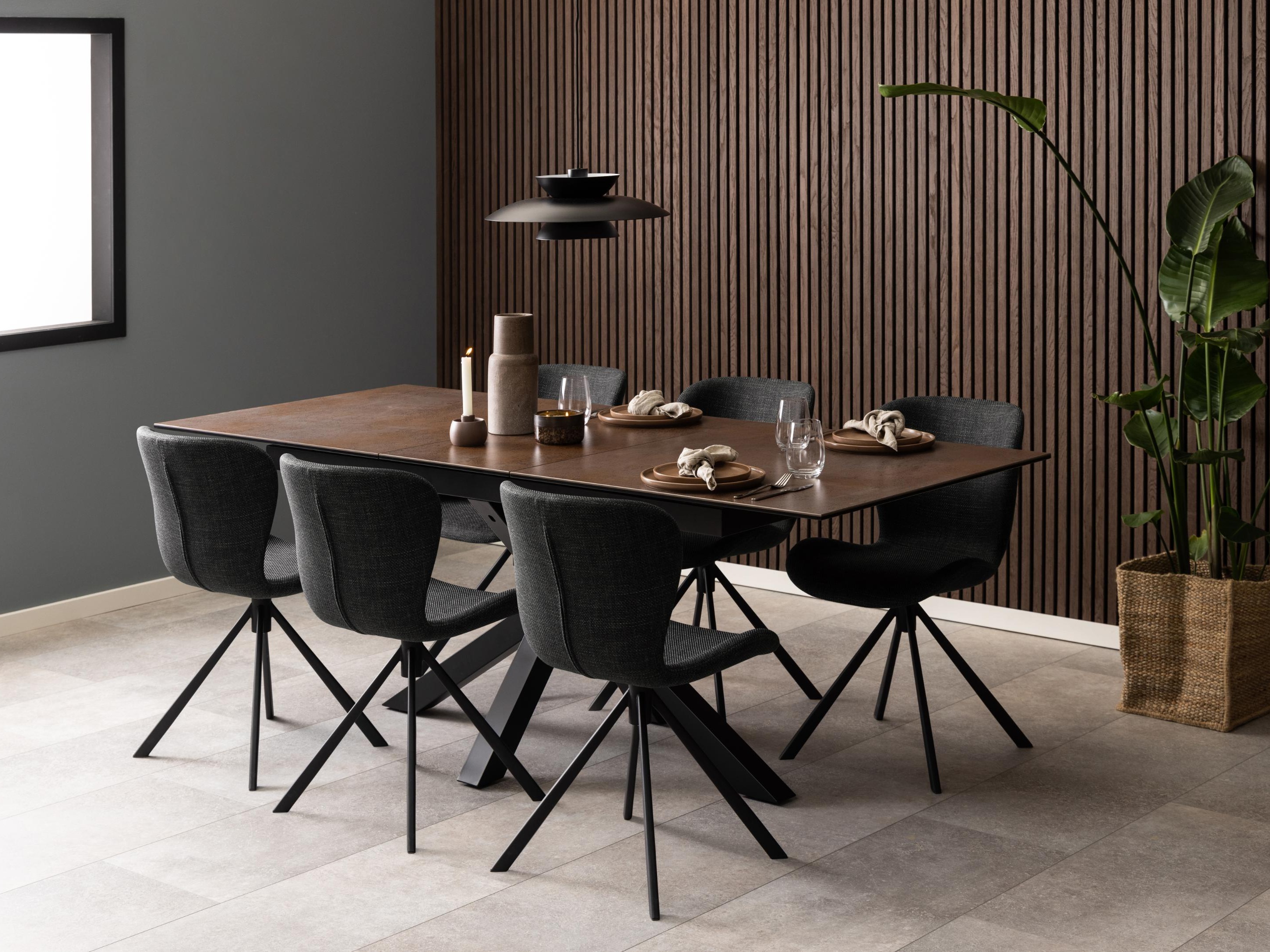 Table Norsica 676 (Black + Brown)