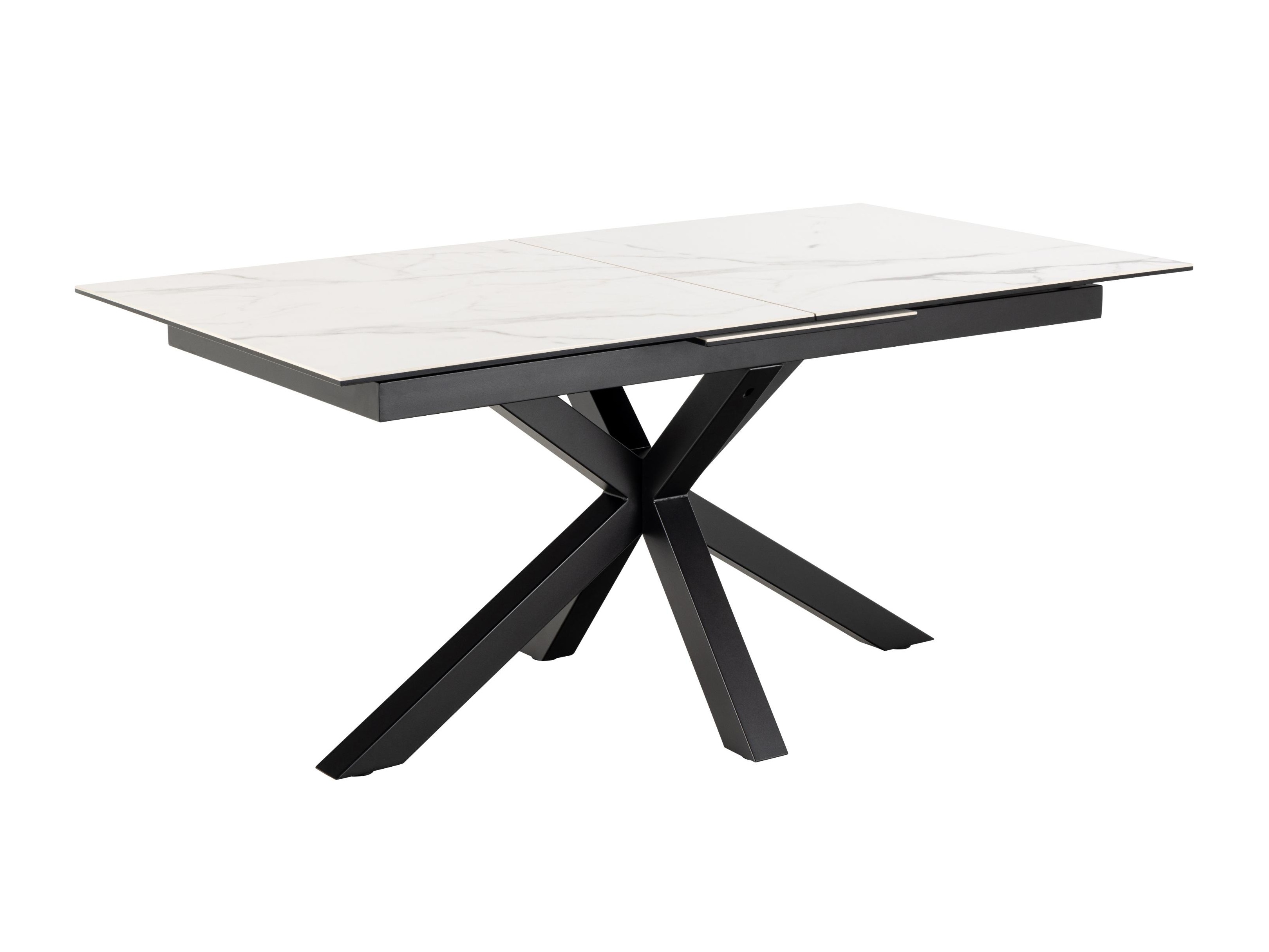 Table Norsica 676 (White marble + Black)