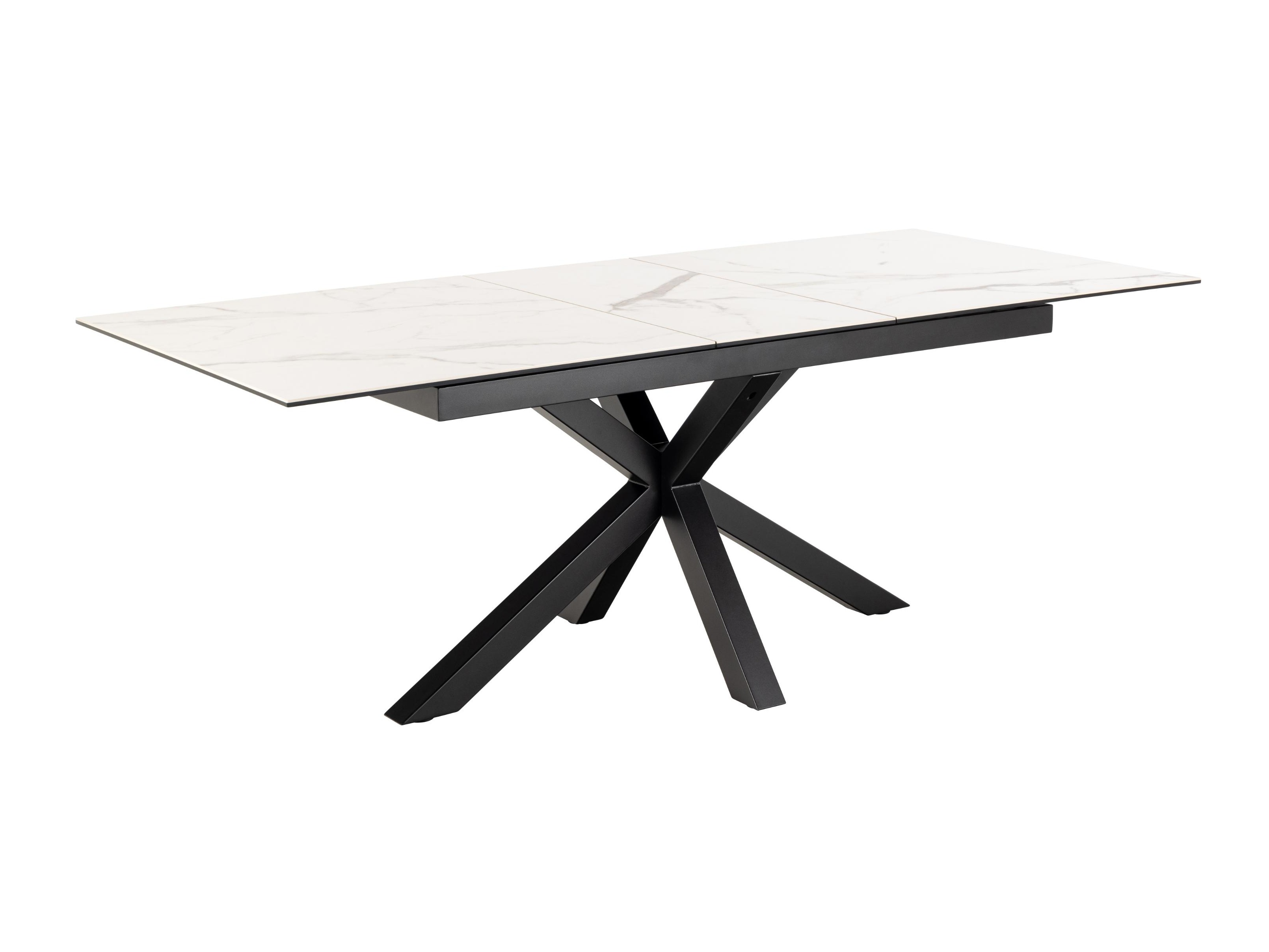 Table Norsica 676 (White marble + Black)