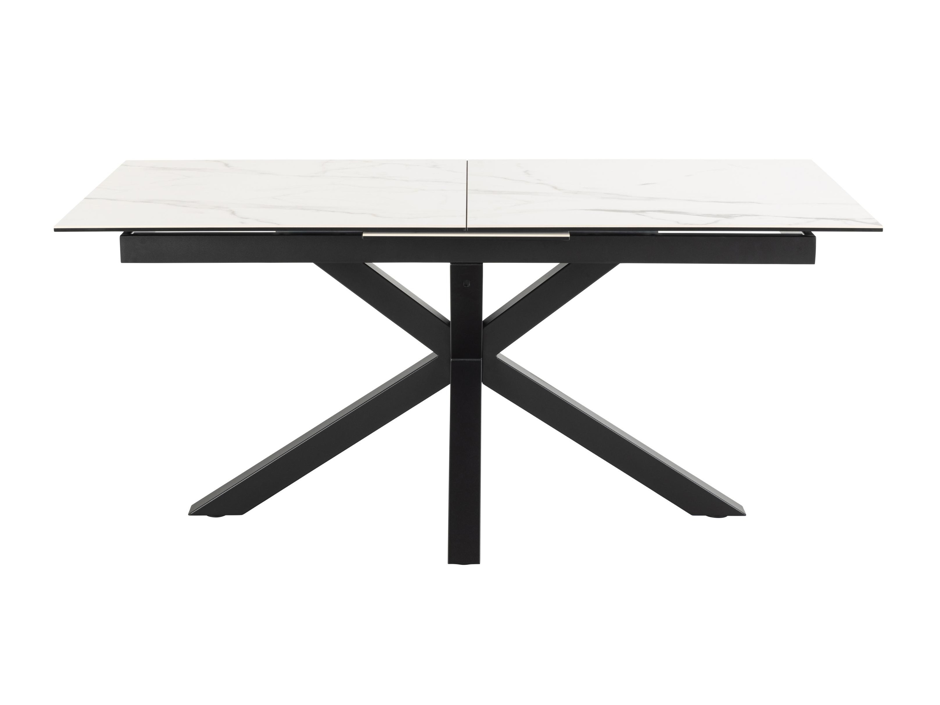 Table Norsica 676 (White marble + Black)