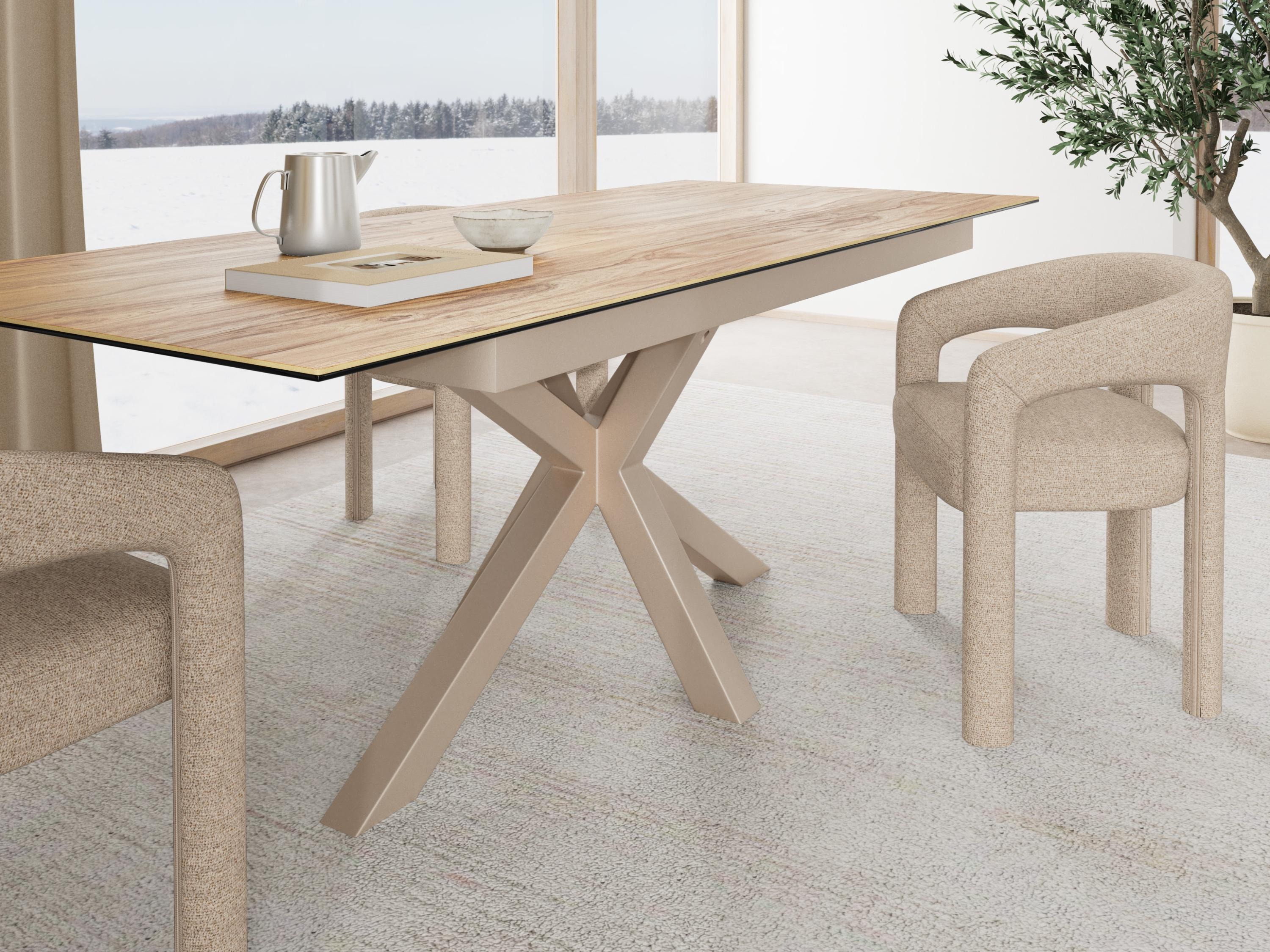 Table Norsica 676 (Wild oak + Grey)